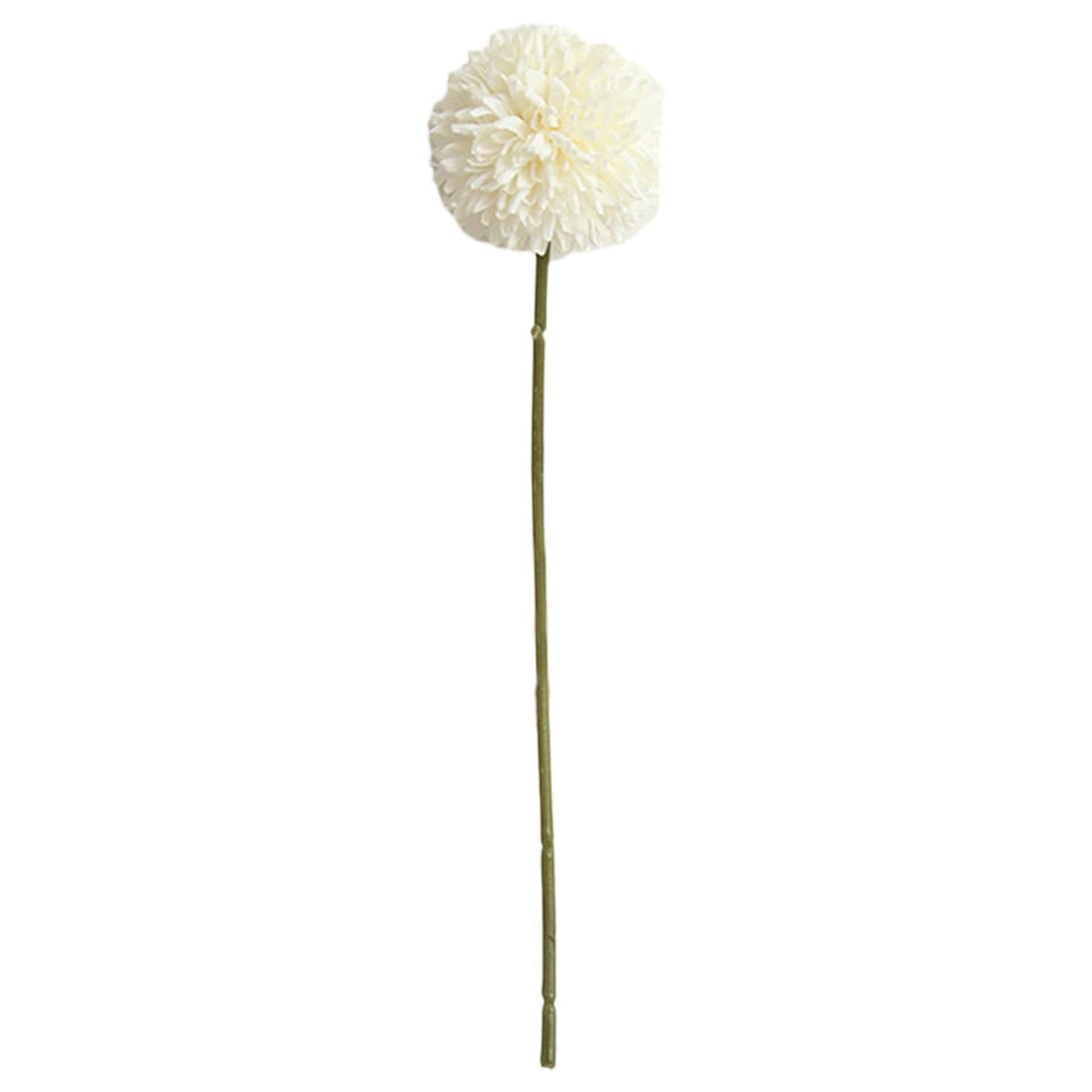 Realistic Artificial Chrysanthemum Flowers - Elegant Silk Decorative Plants for Home & Office Decor | Perfect for Table Centerpieces, Wedding Arrangements & Indoor Greenery
