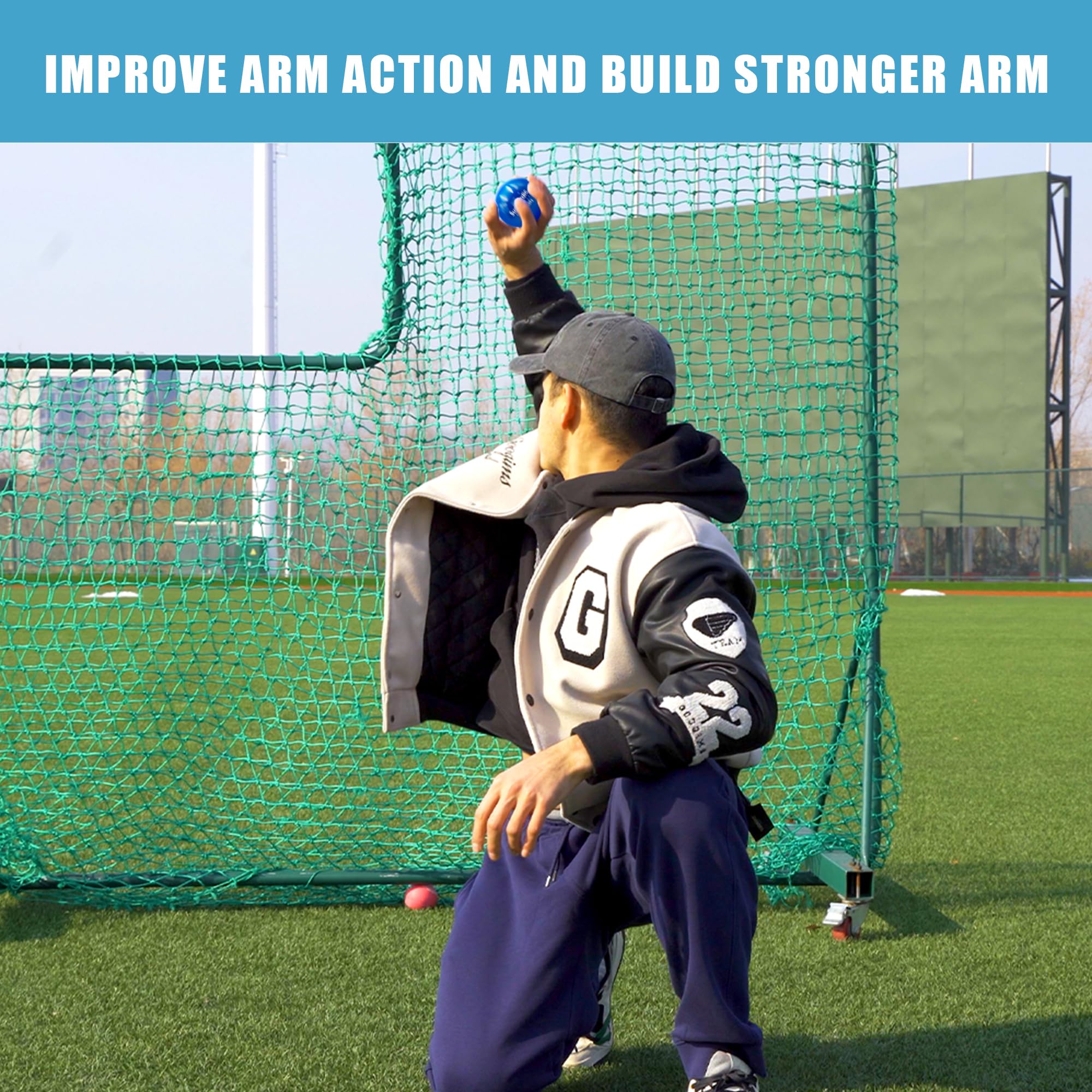 6/9 Pack Plyometric Weighted Baseball Set (3.5-16/35/53/70 oz) - Variable Weight Training Balls for Power Hitting & Pitching Drills - Perfect for Baseball Players, Coaches & Athletes at All Levels - Improve Swing Speed & Arm Strength for Games & Practice