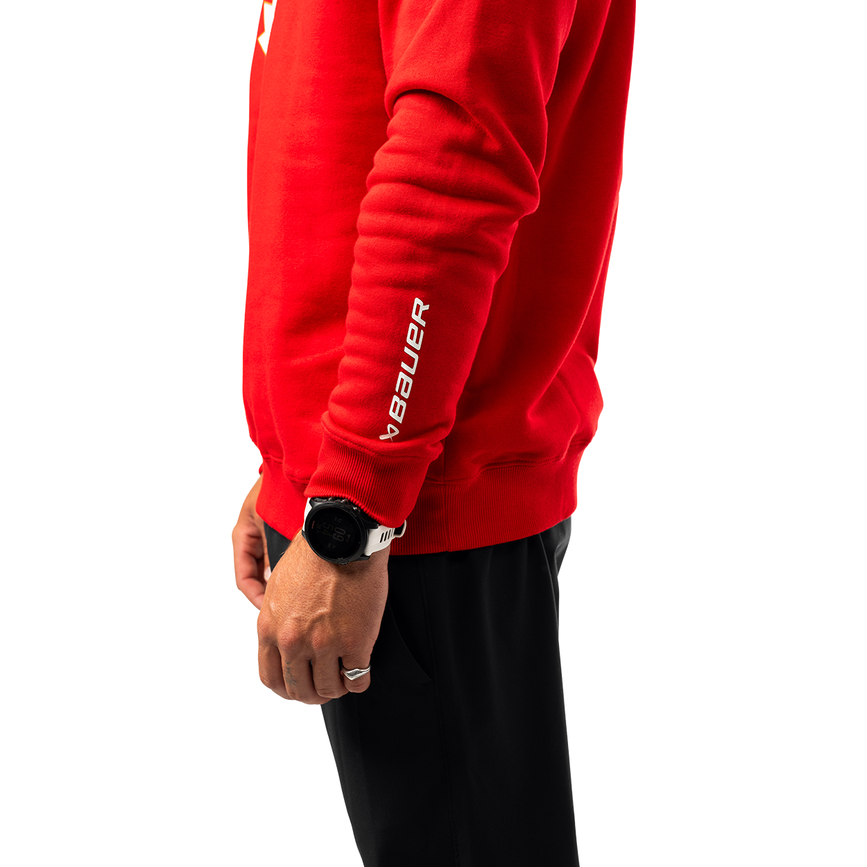 Bauer Hockey Canada Core Crewneck Sweatshirt for Men - Comfortable & Stylish Hockey Apparel for Training, Games & Casual Wear