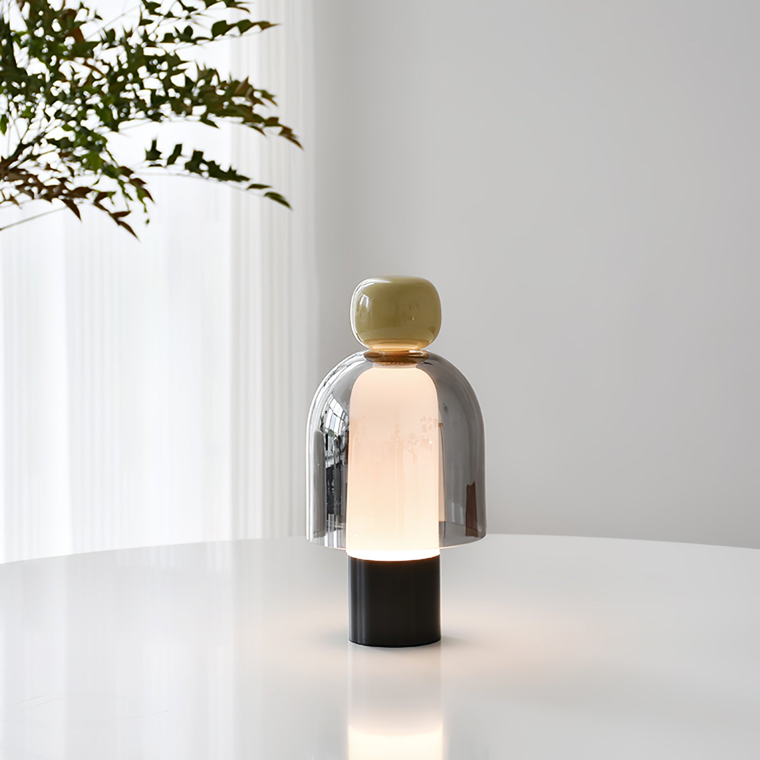 Lumina Joy Table Lamp - Modern LED Nightstand Lamp with Touch Control, Dimmable Warm White Light for Bedroom, Living Room, Office - Perfect for Reading, Relaxing & Decor