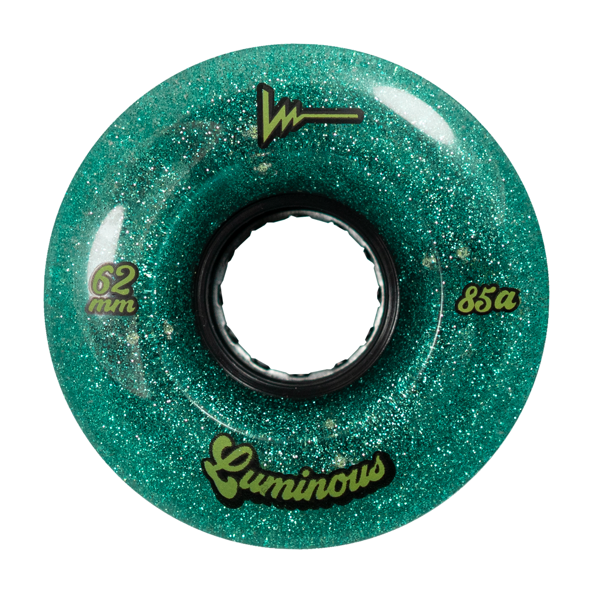 Luminous LED Quad Wheels 62mm 85a - 4 Pack Glow in The Dark Skate Wheels for Roller Skates & Rollerblades - Perfect for Night Skating, Rink Parties & Outdoor Adventures