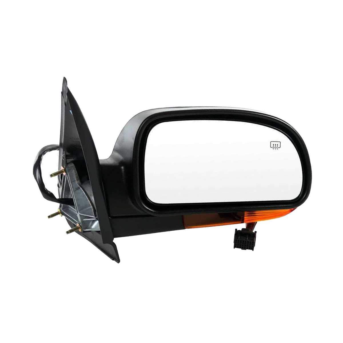 XEMRVGU 2002-2007 Power Heated Signal Passenger Side Mirror Replacement for Chevy Silverado GMC Sierra - Perfect for Winter Driving & Nighttime Safety