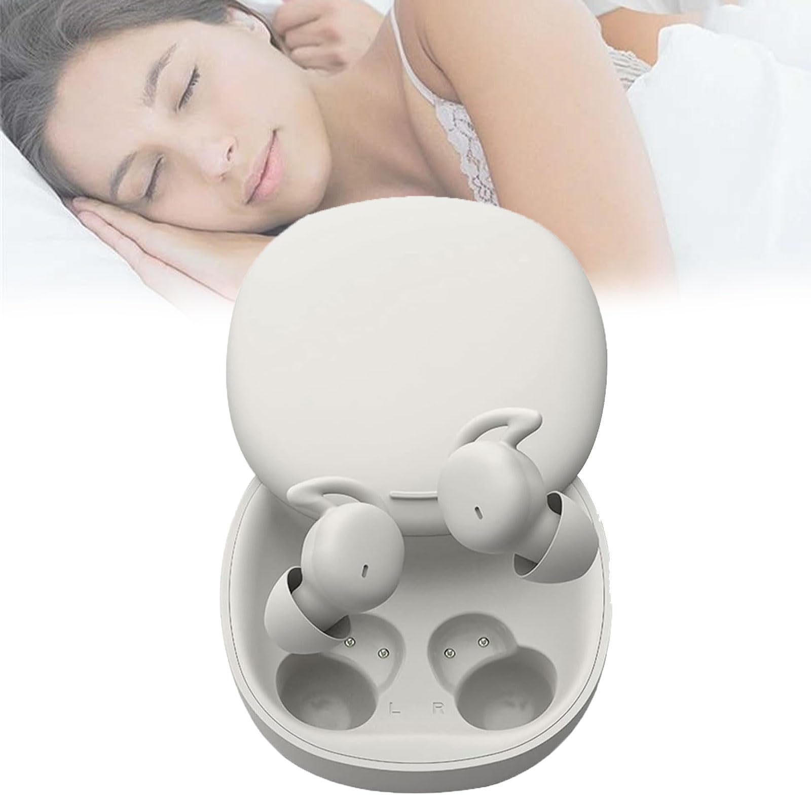 2024 Wireless Sleep Earbuds for Side Sleepers - Invisible Noise Cancelling Earphones with Comfort Fit | Perfect for Travel, Meditation & Nighttime Relaxation