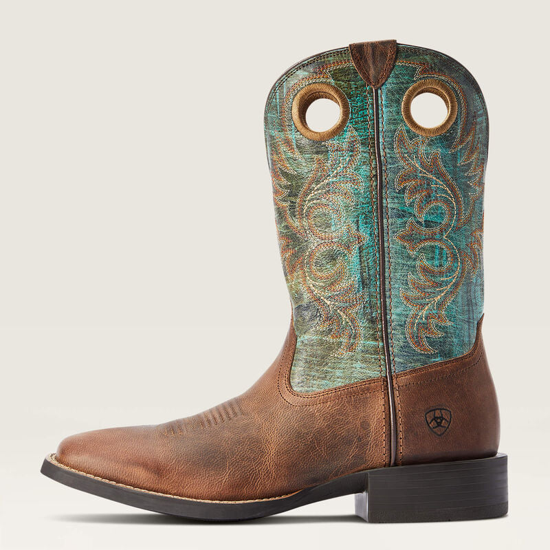 Men's Sport Rodeo Western Boots - Genuine Leather Cowboy Boots for Riding & Country Style | Perfect for Rodeo, Horseback Riding & Western Fashion