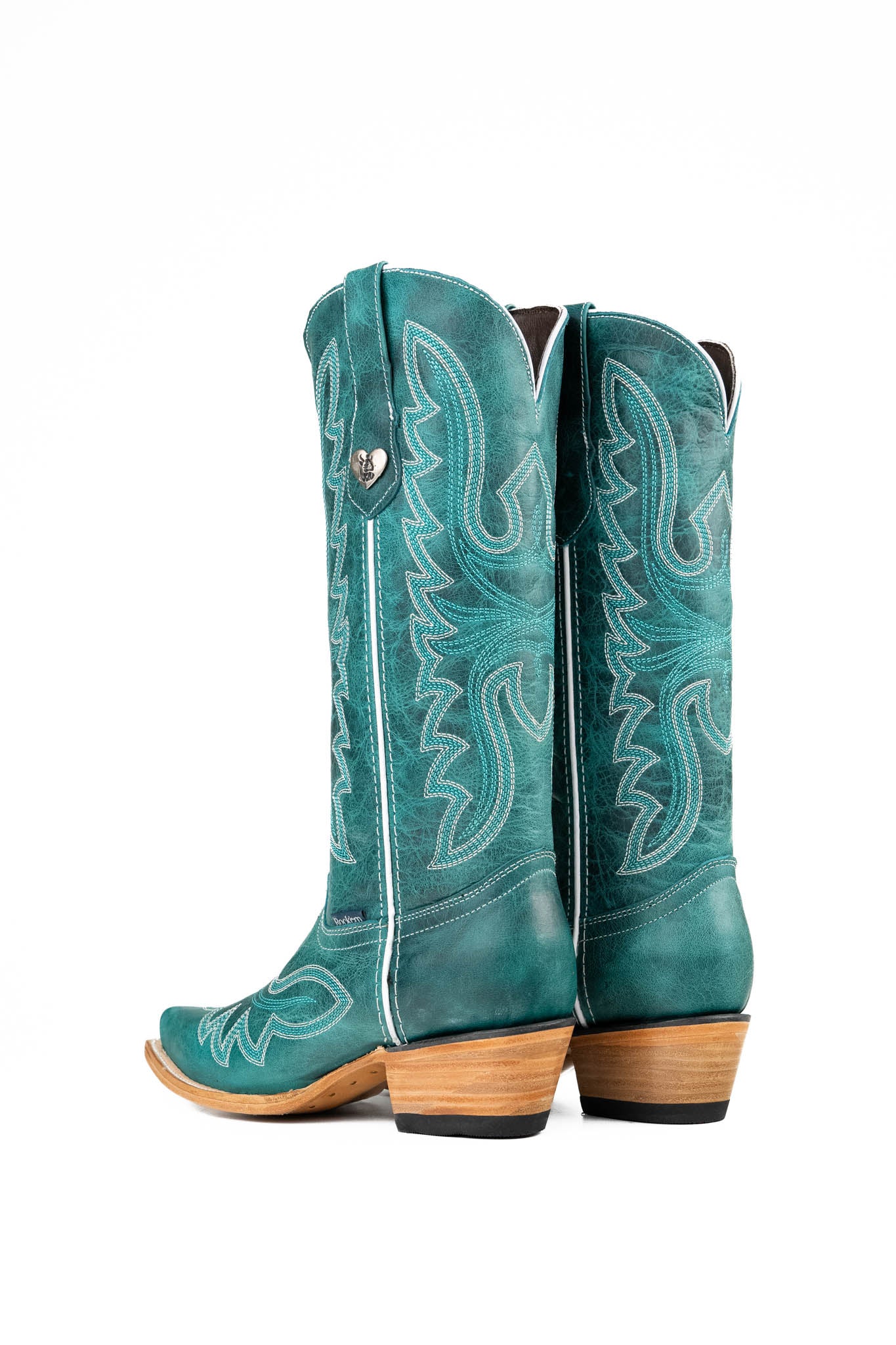 Madeline Midi Snip Toe Cowgirl Boots for Women - Western Ankle Booties with Leather Upper & Stacked Heel | Perfect for Country Dancing, Rodeo Events & Casual Outfits
