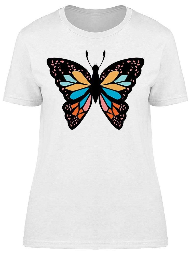 Butterfly Print Cool Colored T-Shirt for Women - Stylish Casual Top for Summer Outfits & Streetwear Fashion