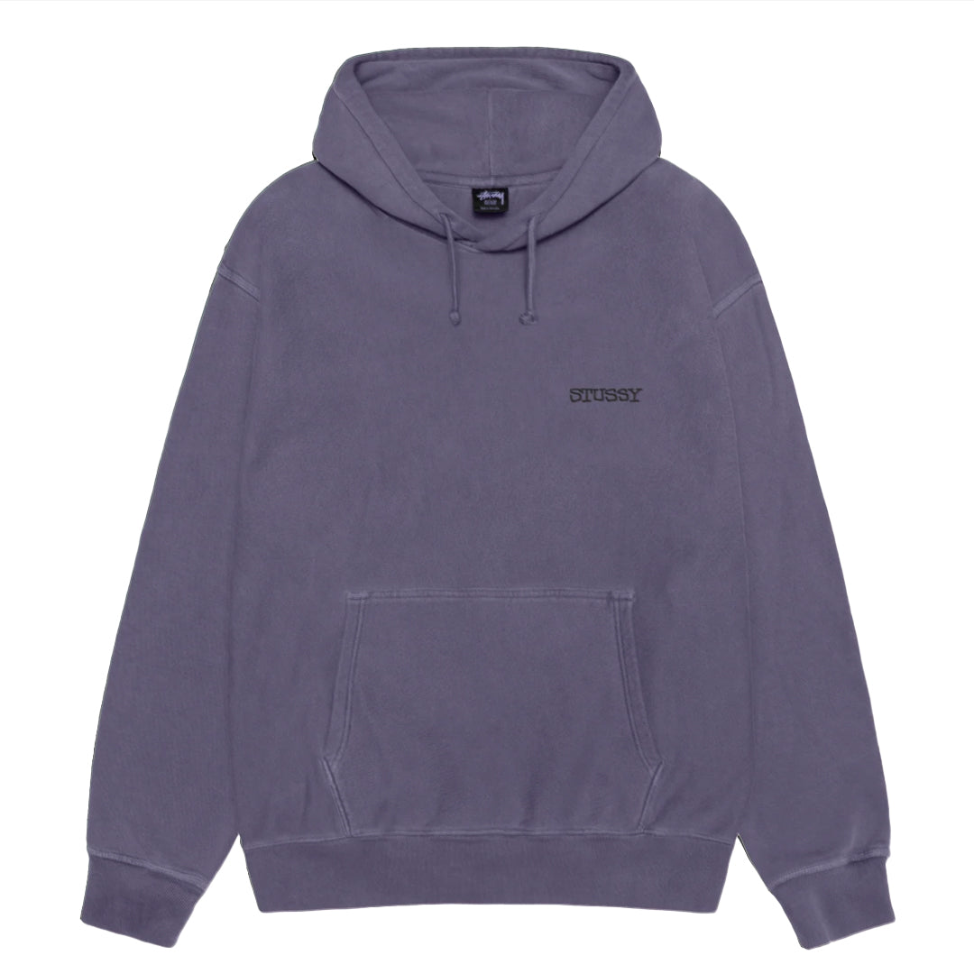Jumbo Pigment Dyed Hoodie in Grape - Oversized Comfort for Casual Wear, Street Style & Loungewear