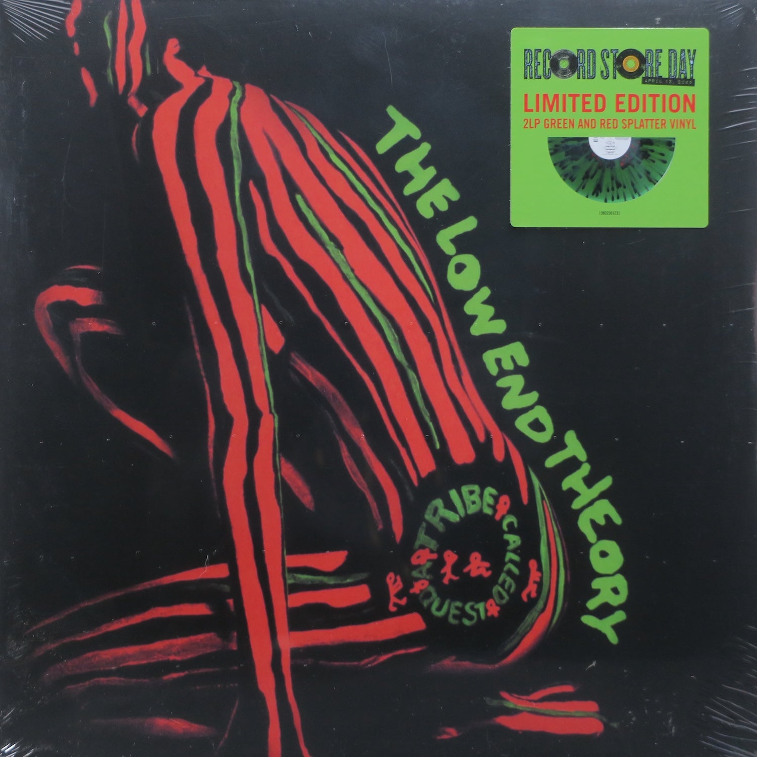 A TRIBE CALLED QUEST 'The Low End Theory' Limited Edition RSD Exclusive Green/Black Splatter Vinyl 2LP - Perfect for Hip-Hop Collectors & Vinyl Enthusiasts, Ideal for Home Listening & Music Lovers' Collections
