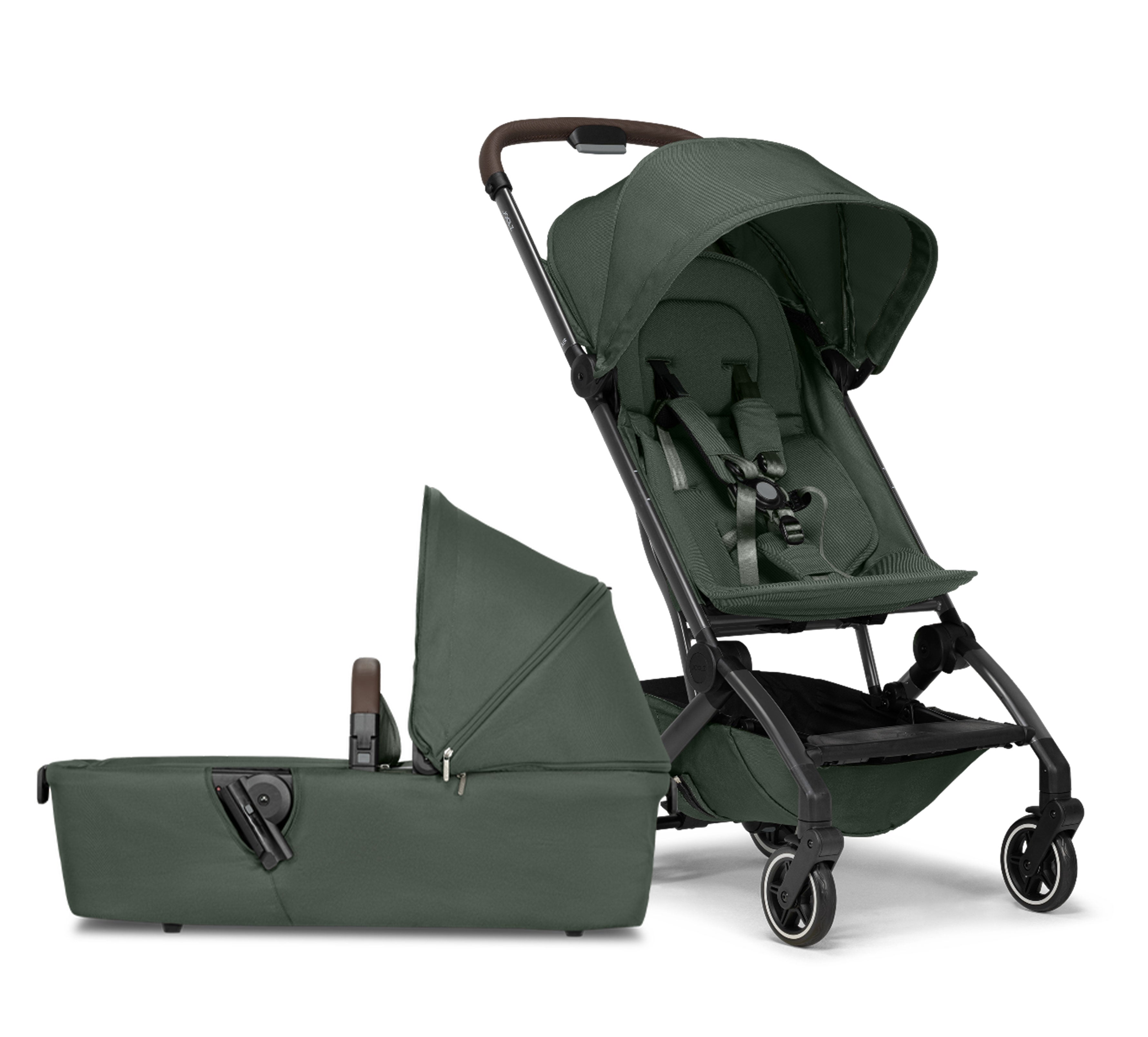 Joolz Aer+ Classic Lightweight Compact Travel Stroller with Bassinet - Perfect for Airplane, City Walks & Family Outings | Easy Fold Baby Stroller for Travel & Daily Use