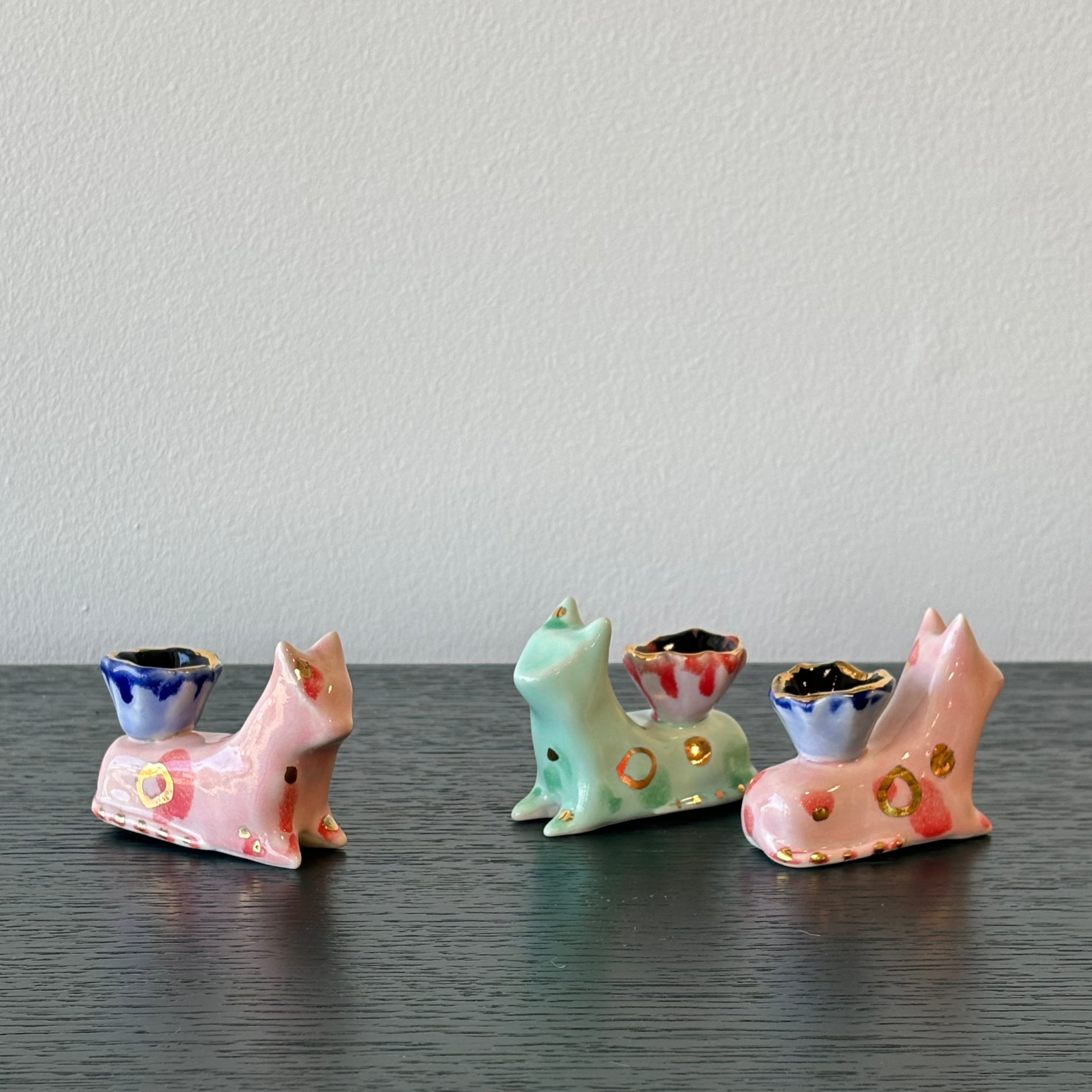 Small Sitting Cat Candle Holder - Decorative Ceramic Tea Light Holder for Home Decor, Gifts, and Romantic Ambiance | Perfect for Table Centerpieces, Weddings, and Cozy Evenings