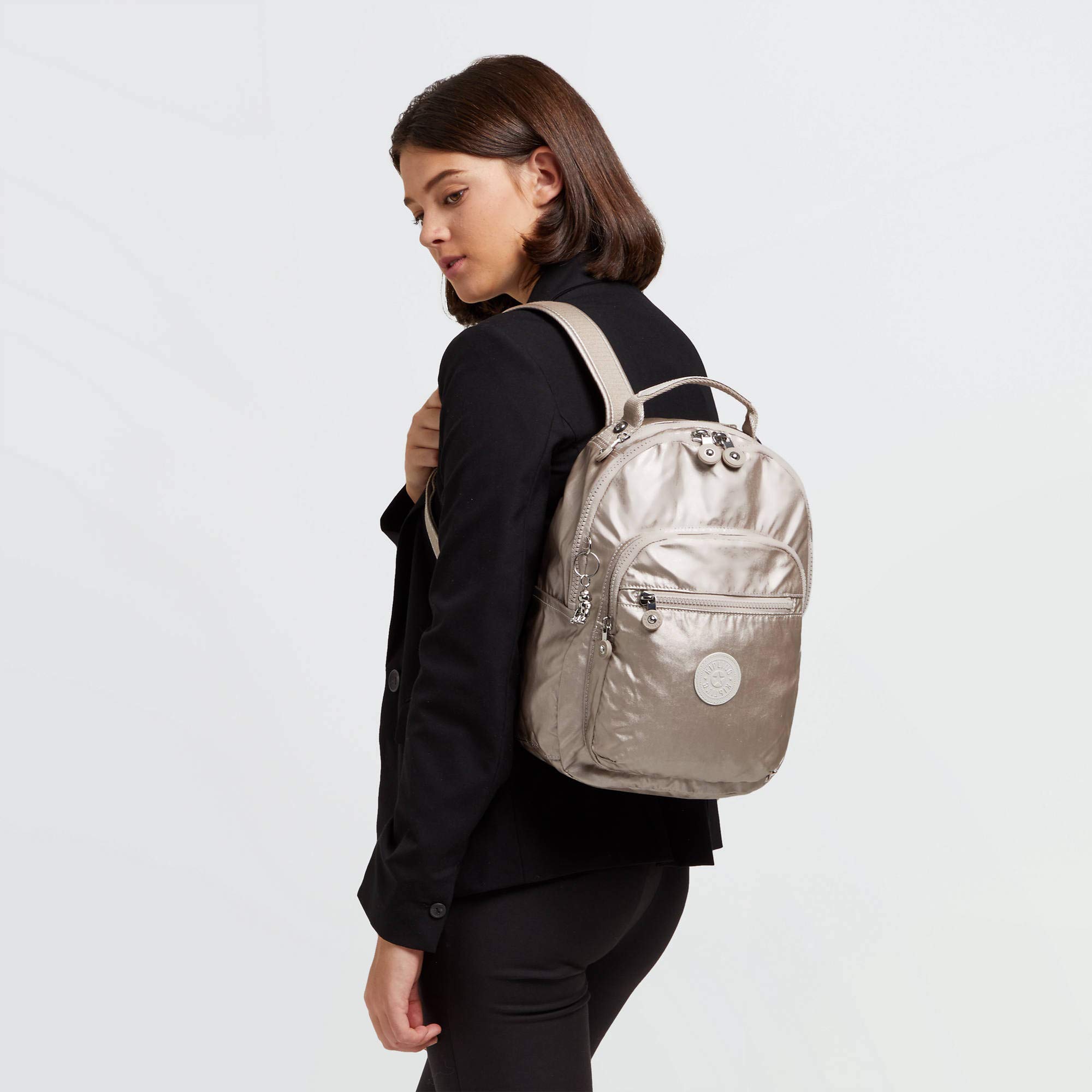 Kipling Women's Seoul Small Tablet Backpack - Lightweight Durable Laptop Bag with Padded Shoulder Straps & Tablet Sleeve - Perfect for Work, School & Travel Accessories
