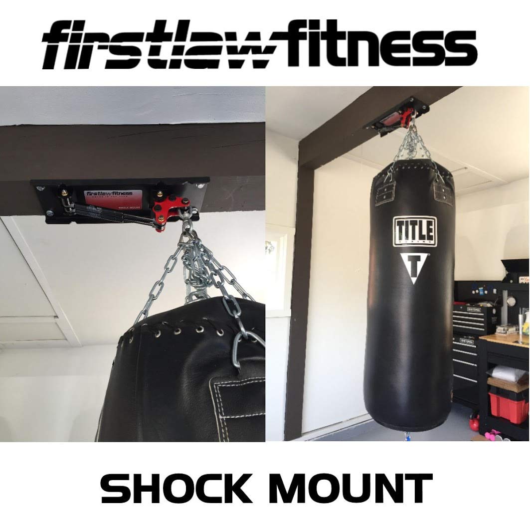 Heavy Duty Shock Mount Punching Bag Hanger - Supports 140 to 260 lbs Bags - USA Made - Perfect for Home Gyms, Boxing Training & MMA Workouts