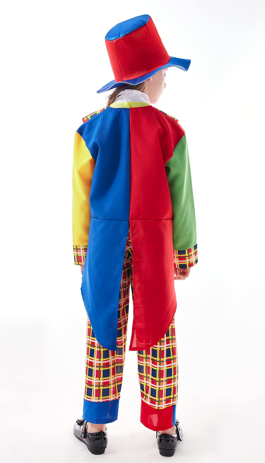VKI® Kids Clown Costume Set - Halloween Costume & Circus Party Outfit for Children | Perfect for Halloween, Carnival, Themed Parties & Dress-Up Play