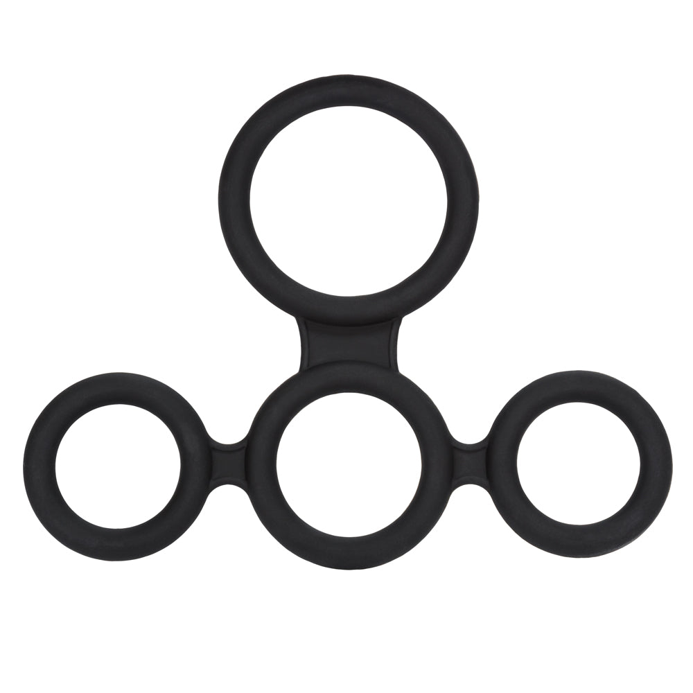 Big Man's Spreader Quadruple Cock & Ball Ring - Adjustable Penis Ring for Enhanced Pleasure & Erection Support - Perfect for Couples Play & Solo Exploration