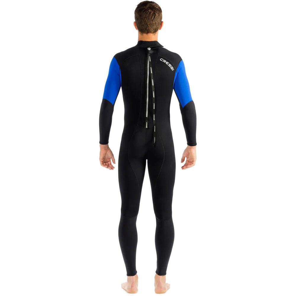 Cressi Morea 3mm Neoprene Wetsuit for Men - Comfortable & Flexible Scuba Diving, Snorkeling & Water Sports Gear