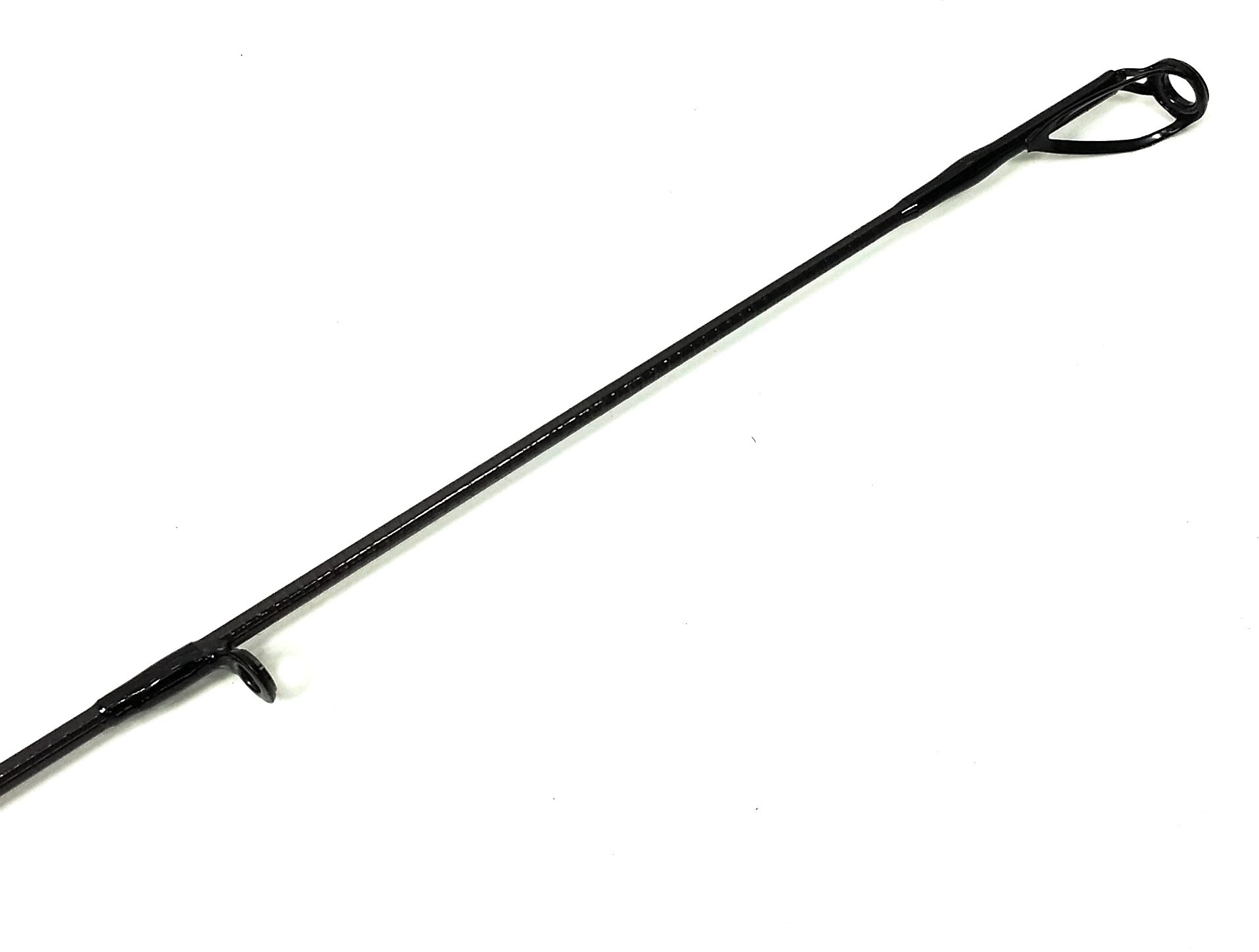Carrot Stix Collapsible 2-Piece Spinning Fishing Rod - Wild Black | Portable Travel Rod for Bass, Trout & Freshwater Fishing | Perfect for Backpacking, Kayak & Shore Fishing