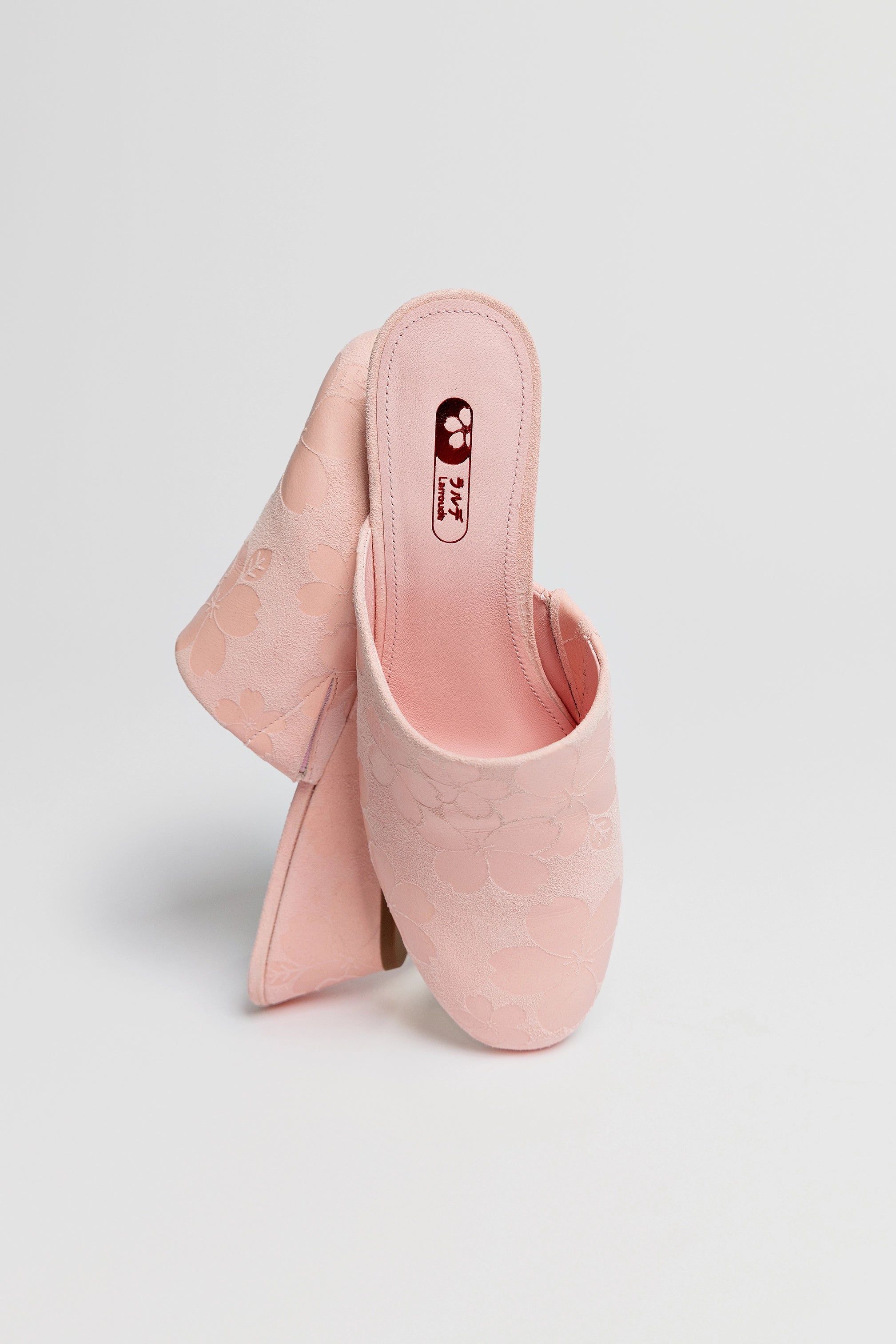 Venice Wedge Sandals in Tulip Sakura Printed Suede - Comfortable Women's Summer Shoes for Beach, Vacation & Casual Outings