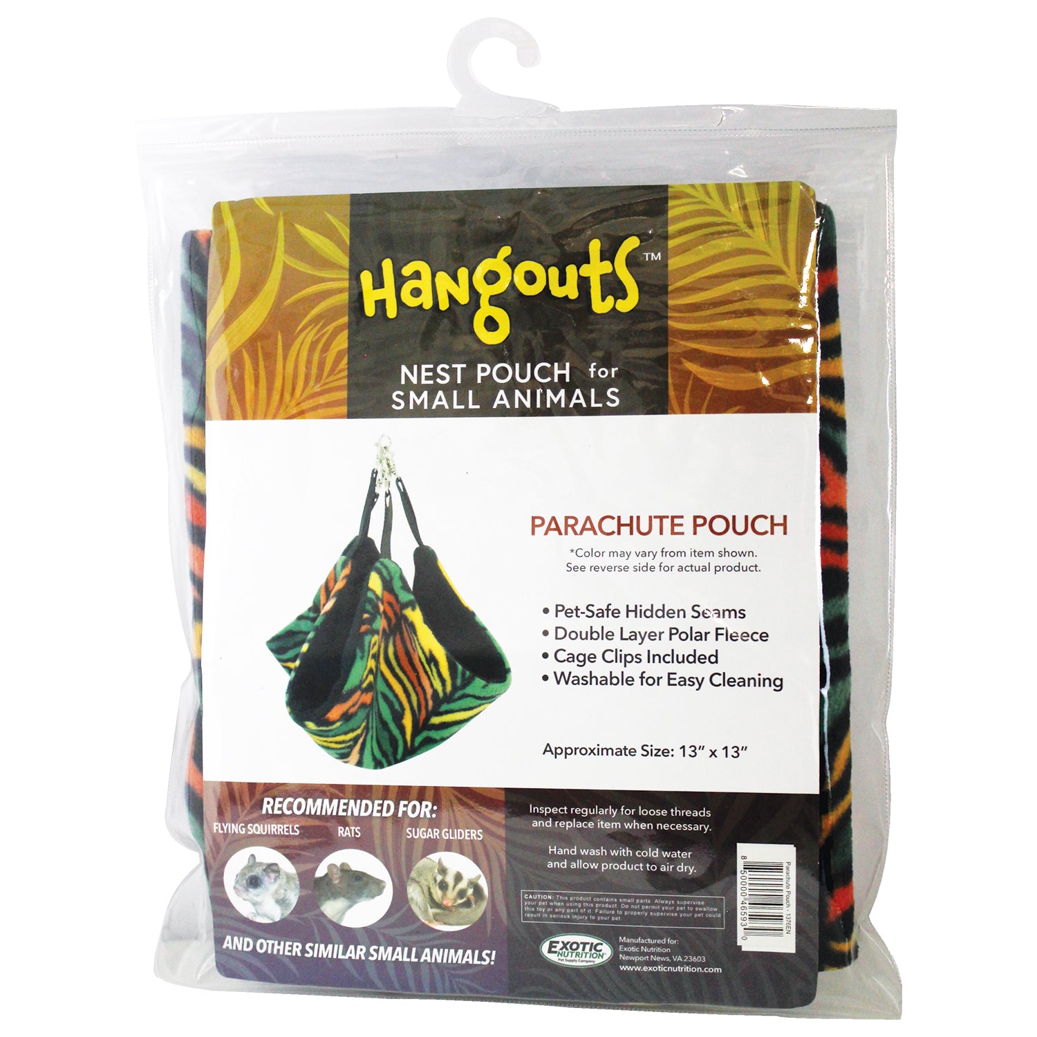 Premium Hangouts Parachute Pouch - Waterproof & Durable Storage Bag for Outdoor Adventures, Travel, and Emergency Kits