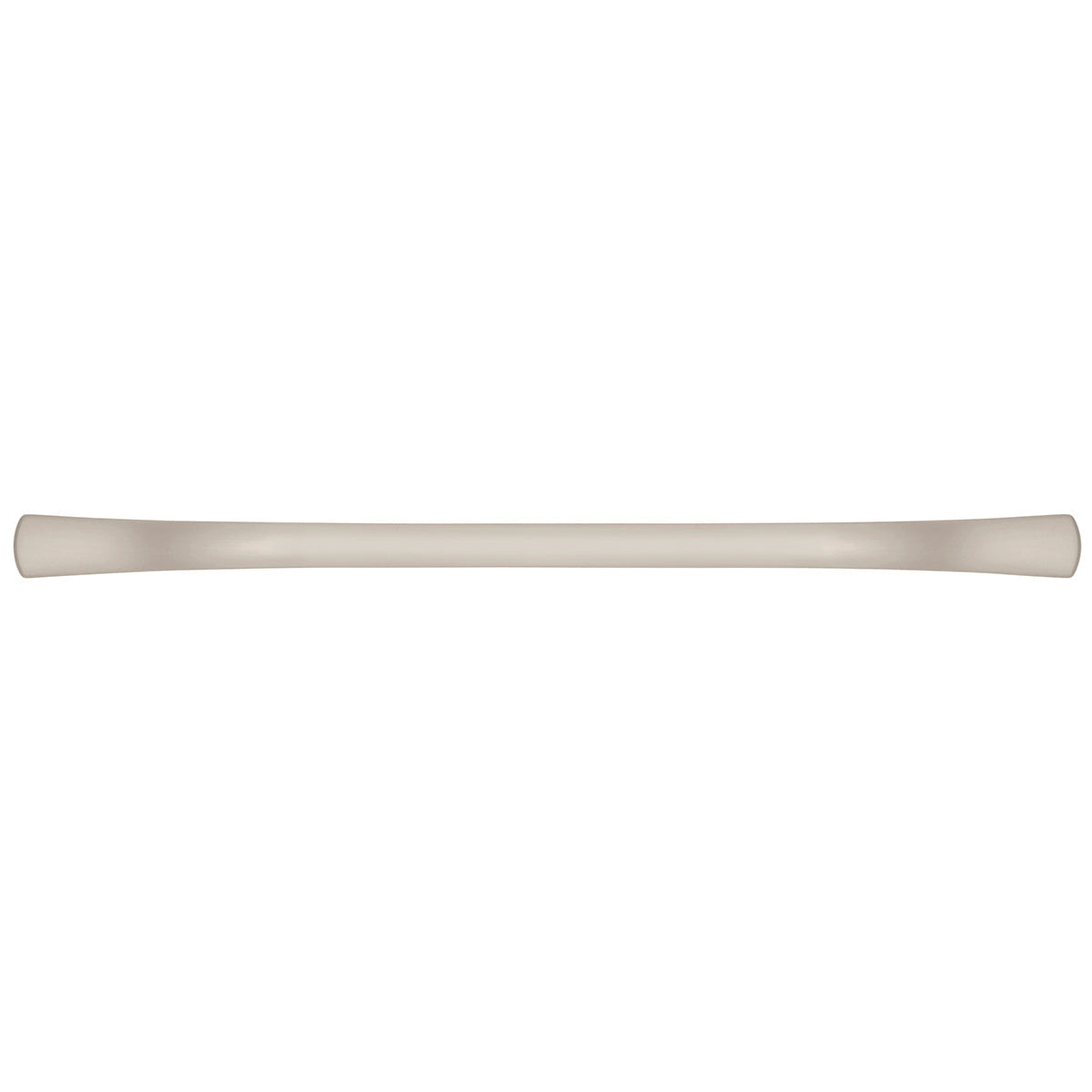 12 Inch Euro Contemporary Cabinet Pulls - Satin Nickel Finish - Center to Center Handle for Modern Kitchen & Bathroom Cabinets