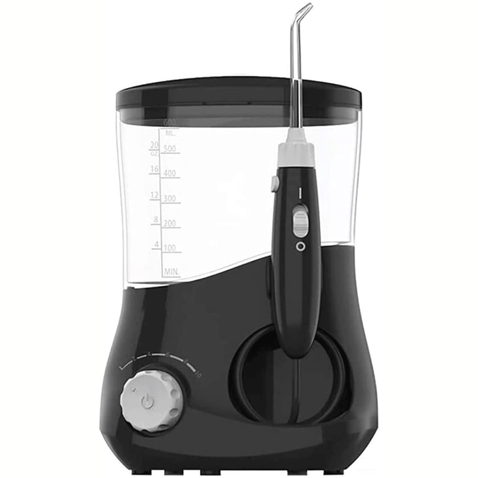 NesRabbit Electric Water Flosser for Teeth Cleaning - 10 Adjustable Pressure Settings, 360° Rotating Nozzles with 4 Multi-Functional Tips - Portable Oral Irrigator for Home & Travel Use - Perfect for Braces, Implants, and Gum Care