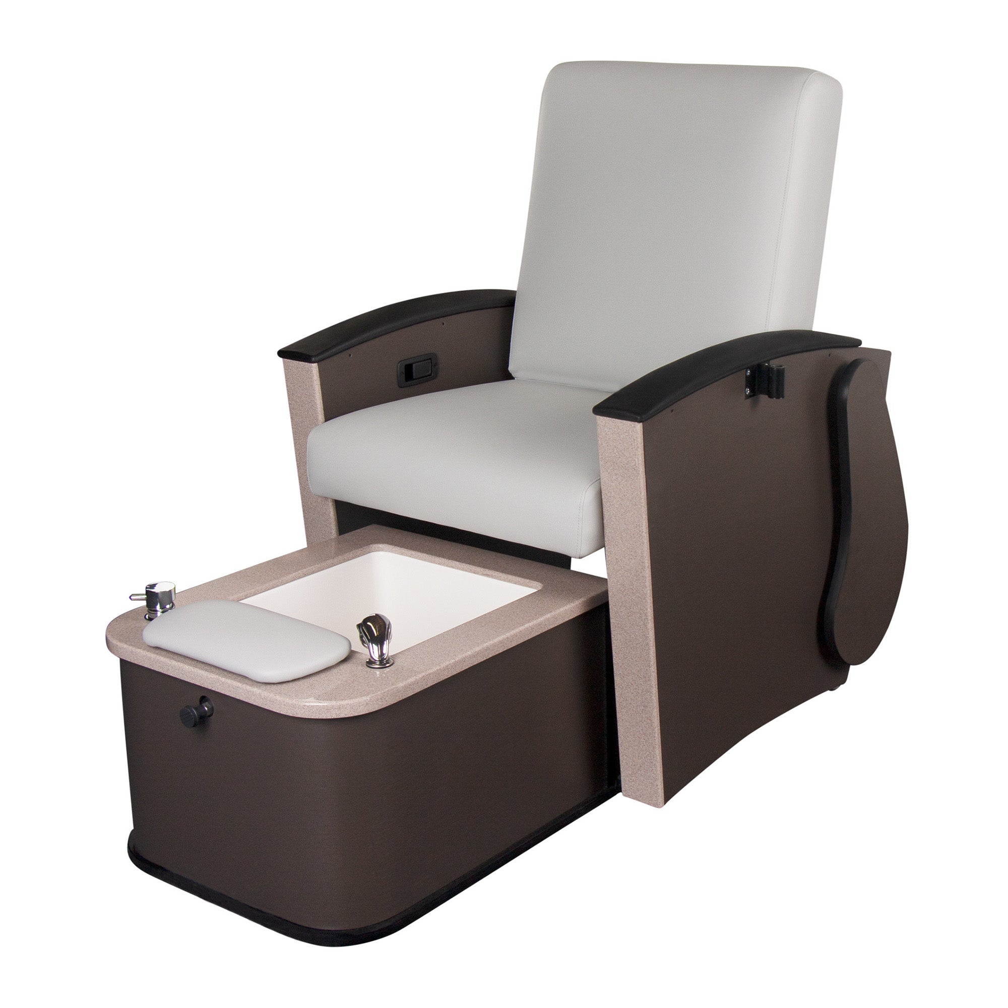 Living Earth Crafts Mystia Whirlpool Foot Spa with Massage Jets and Plumbing System - Perfect for Home Relaxation, Spa Treatments, and Foot Therapy