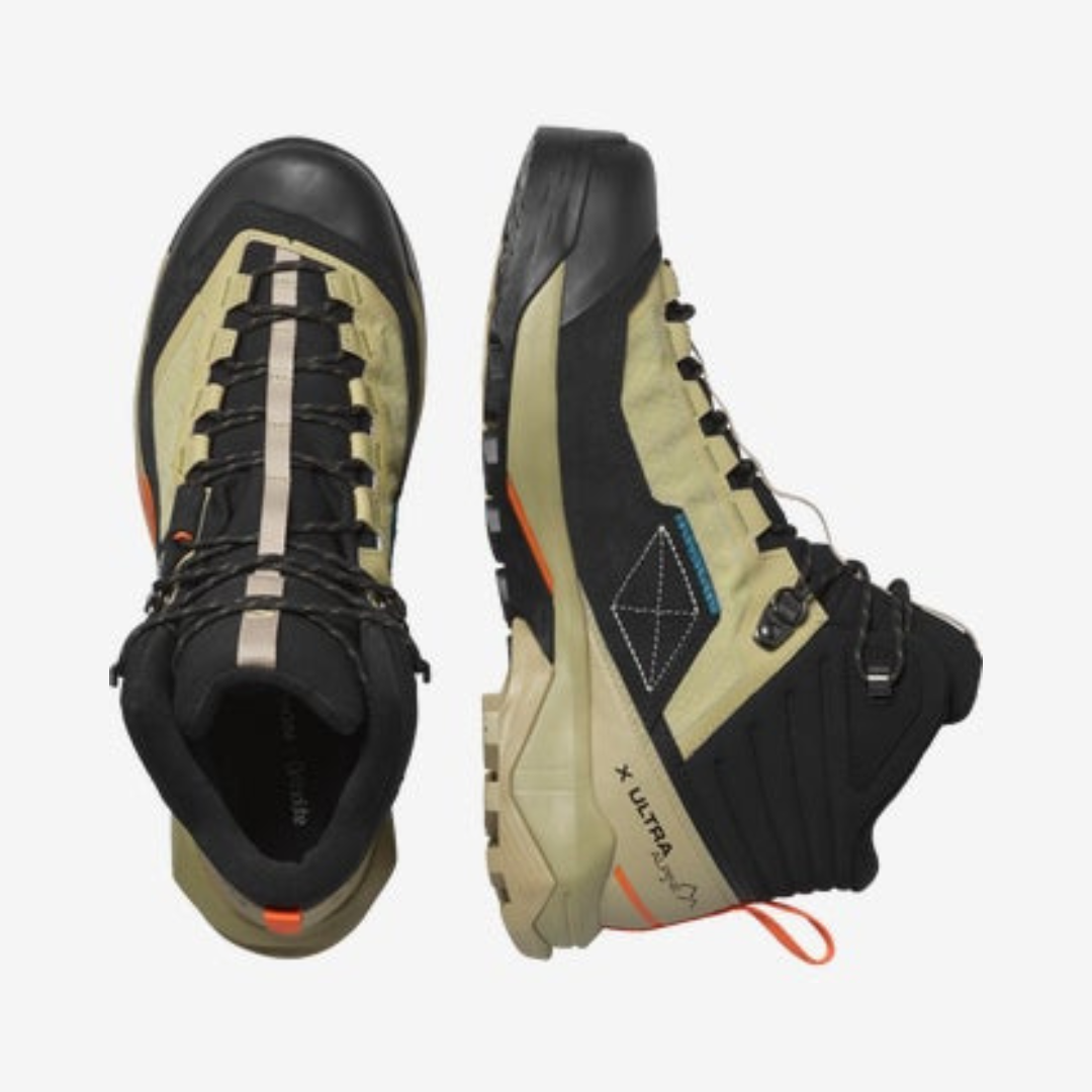 Salomon Men's X Ultra Alpine Mid GTX Hiking Boots - Waterproof & Breathable Gore-Tex Technology for Outdoor Adventures (L47686600) - Perfect for Mountain Trekking, Backpacking & Trail Running