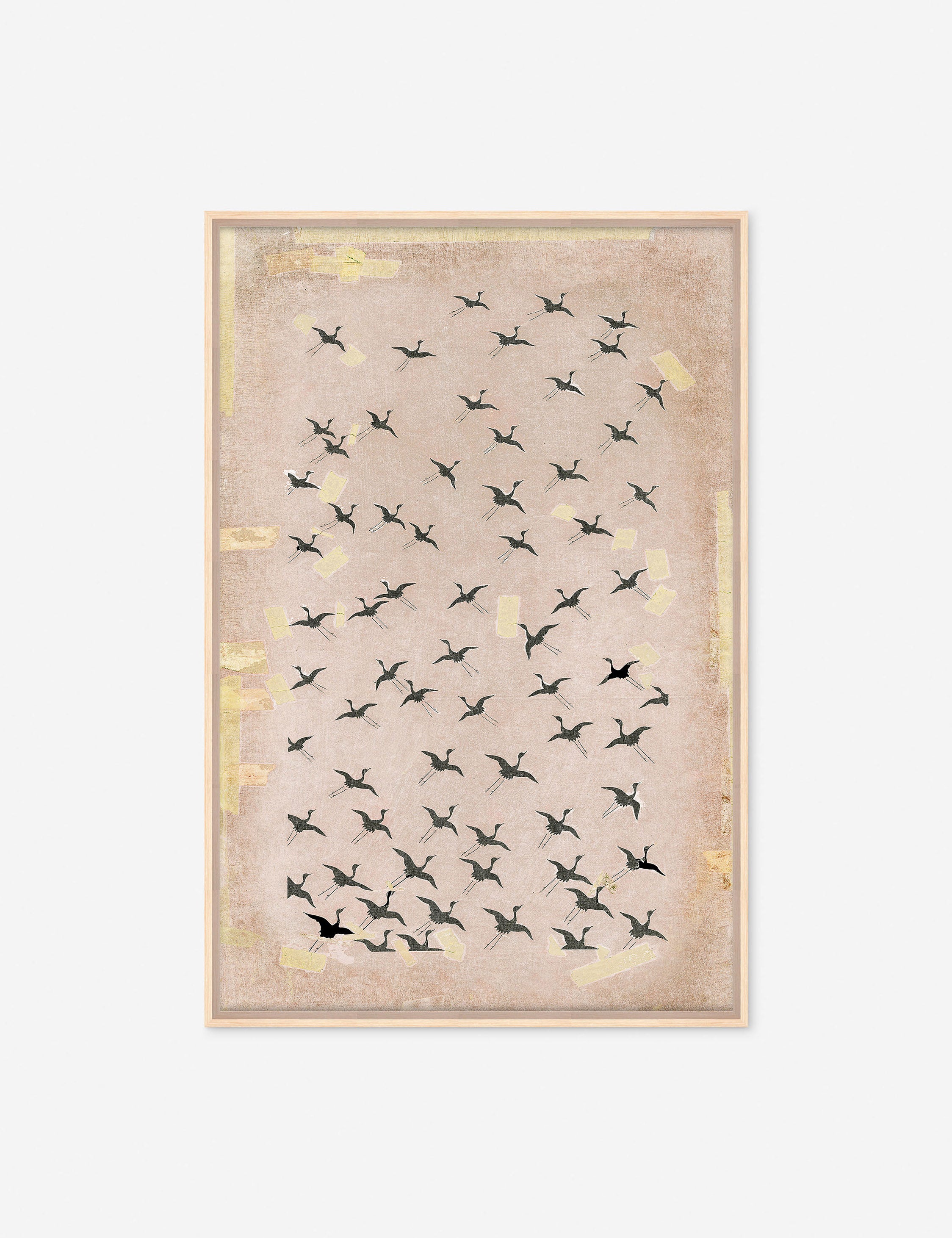 ZBC House Crane Stencil 1 - Elegant Wall Art Decal for Home & Office Decor | Perfect for Living Room, Bedroom, or Nursery