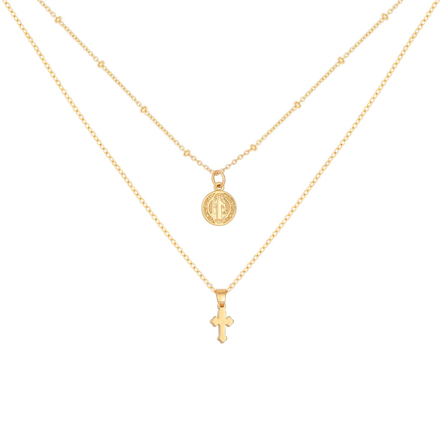 SOFYBJA 18k Gold Plated Dainty Choker Necklace for Women - Tiny Lock & Key Pendant, Personalized Layered Chain Jewelry | Perfect for Date Night, Anniversary Gifts & Everyday Elegance