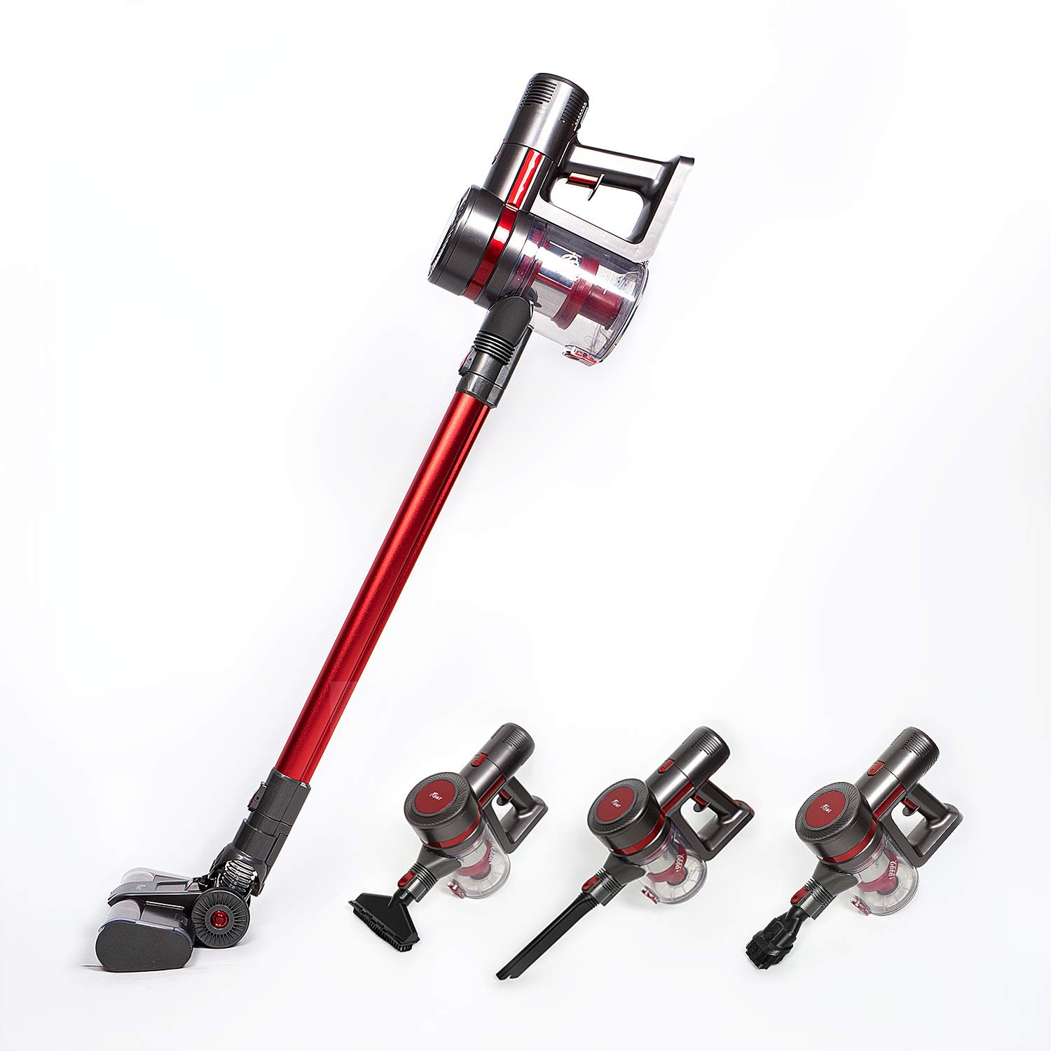 Anmor Cordless Vacuum Cleaner - 250W Powerful Brushless Motor Stick Vacuum, Lightweight Handheld Vacuum with Detachable Battery for Hardwood Floors, Carpets & Pet Hair - Perfect for Home Cleaning & Pet Owners