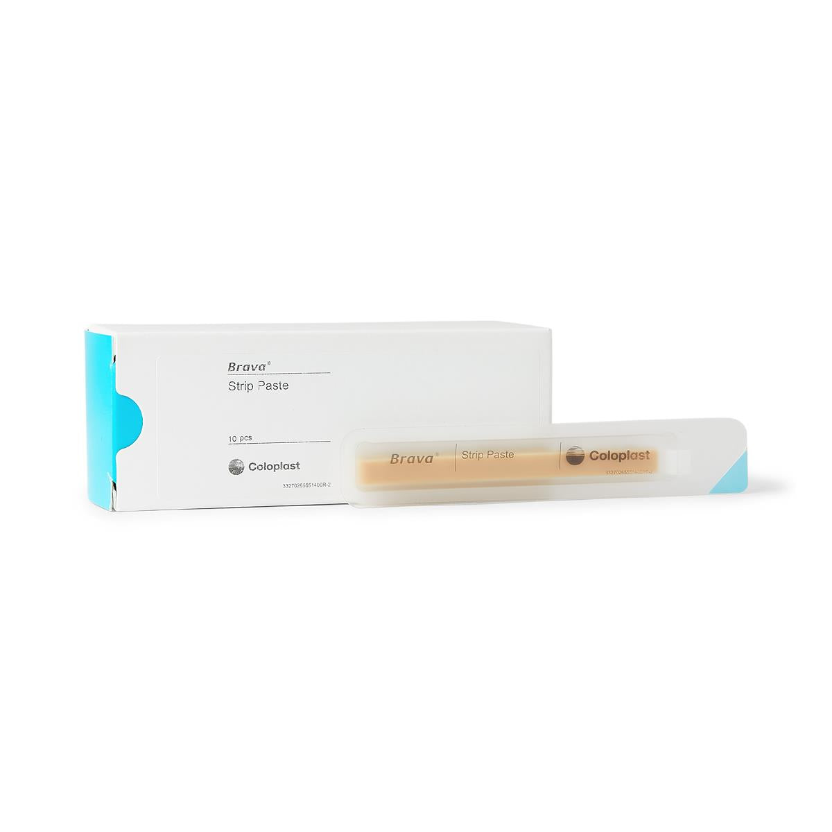 Brava Strip Paste - Pack of 10 | Professional Hair Removal Wax Strips for Smooth Skin | Perfect for Bikini Line, Legs & Underarms at Home