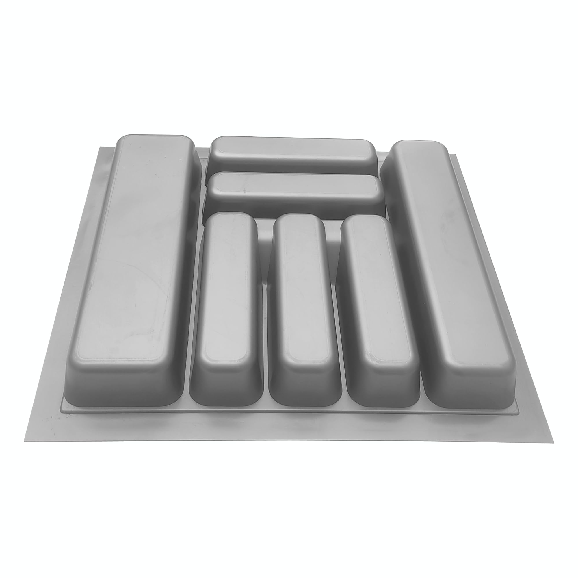 SmartSlide 530 X 475mm Kitchen Drawer Organizer - Cutlery Tray, Silverware & Cosmetics Storage for Modular Kitchen Baskets & Tandem Drawers - Perfect for Utensil Organization & Bathroom Accessories Storage