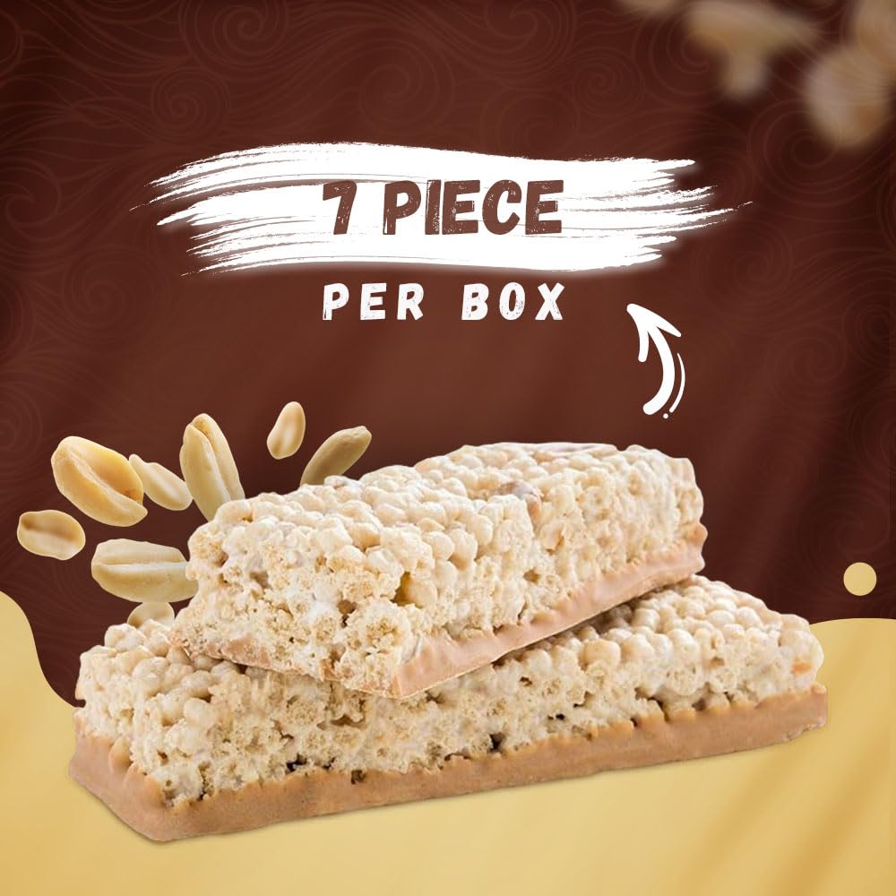 Proti-Thin Fluffy Nutter Protein Bar - 15g Protein, Low Carb, High Fiber, Keto & Gluten Free Snack - Ideal for Weight Loss, Diet & Fitness - 7 Count Box (6 Boxes - Save 10%) - Perfect for On-the-Go, Workout & Healthy Lifestyle