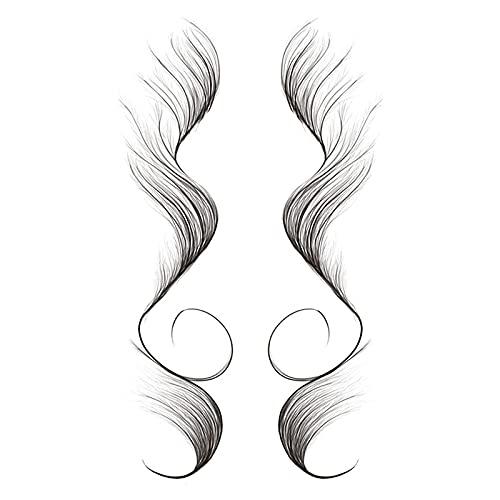Dorakitten Hair Sticker - DIY Waterproof Hair Accessories for Men & Women - Universal Fashion Hair Styling Stickers - Performance Forehead Template - Perfect for Cosplay, Costume Parties & Stage Performances