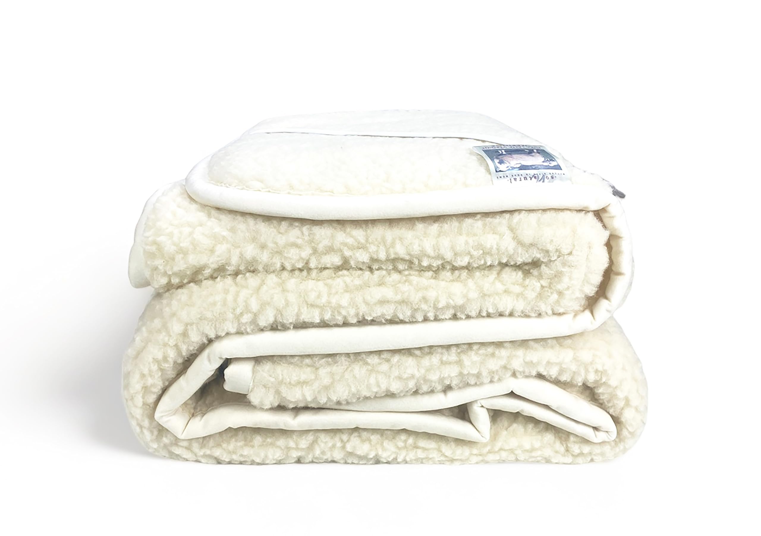 100% Pure Merino Wool Mattress Topper - 160x190 cm King Size, 1000g Weight, 11 Sizes Available - Luxury Bed Topper for Cold Weather & Allergy Relief - Perfect for Master Bedrooms, Guest Rooms & Winter Comfort