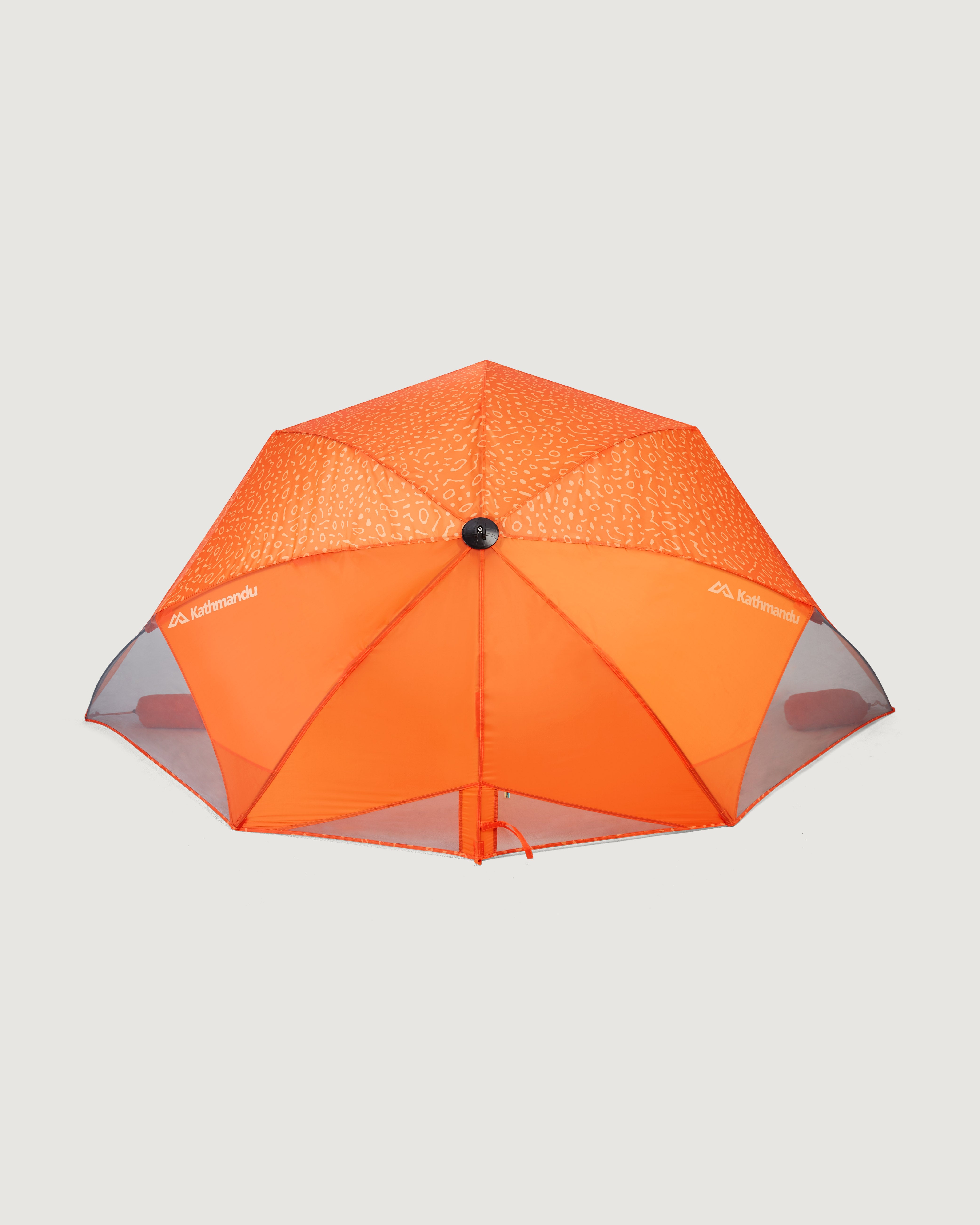 Retreat Umbrella Beach Shelter - Alpenglow/Lolly Manta Print - Portable Sun Shade for Beach, Camping & Outdoor Activities