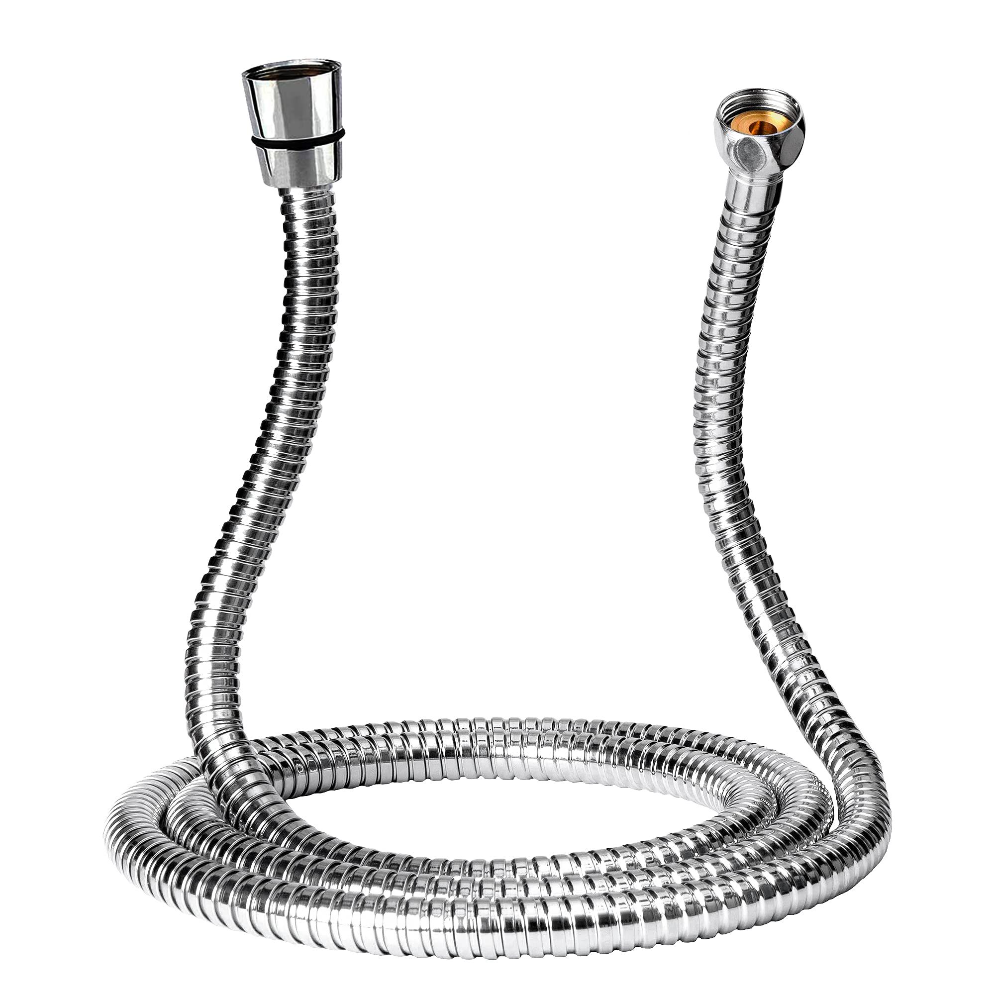Premium 1.75m Stainless Steel Shower Hose - Anti-Kink & Leakproof for Bathroom Upgrade