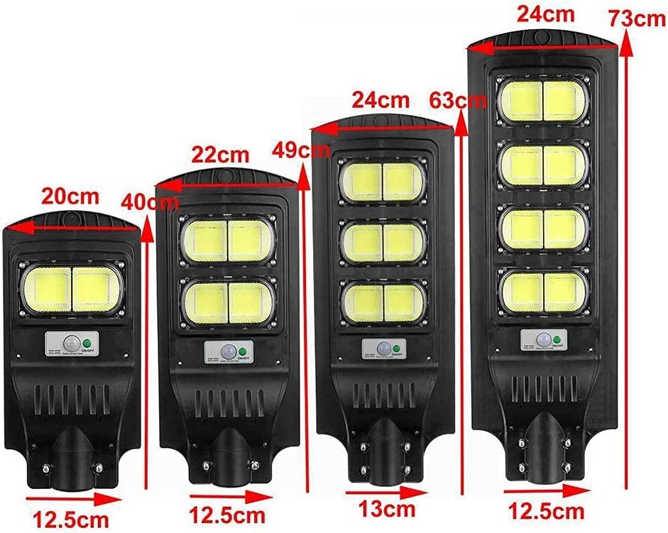 1000W Solar Motion Sensor Street Light - LED Outdoor Security Lighting with Human Body Detection & Remote Control - Perfect for Driveways, Gardens, and Pathways