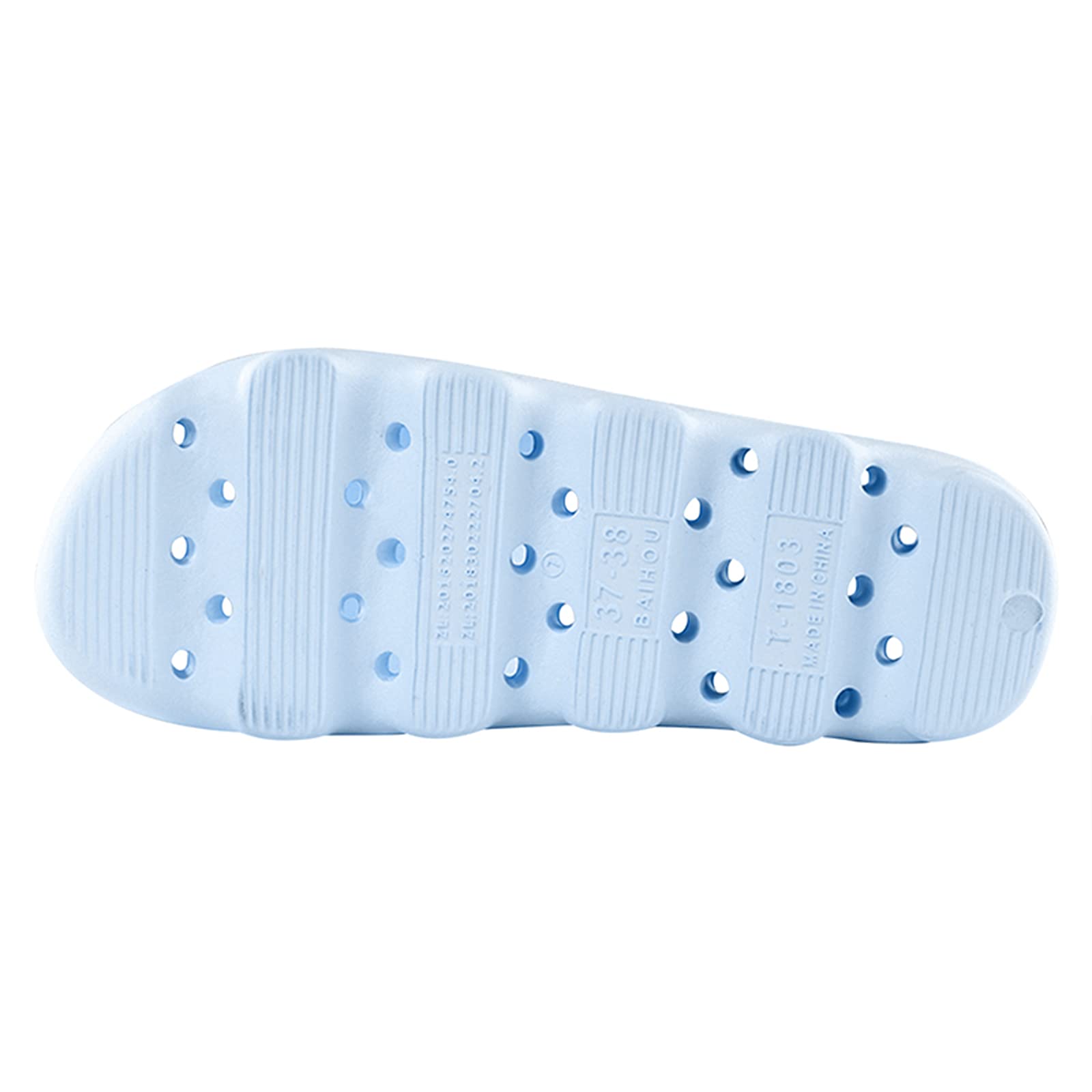 BAI HOU Unisex-Adult Shower Slippers - EVA Non-Slip Open Toe Slides for Men & Women, Quick Drying, Anti-Slip Bathroom Sandals, Lightweight Comfort House Shoes (Pink) - Perfect for Spa, Poolside, Beach & Indoor Use