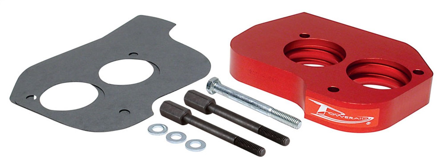 Airaid 200-550 PowerAid Throttle Body Spacer for Improved Engine Performance - Boost Horsepower & Fuel Efficiency for Trucks & SUVs