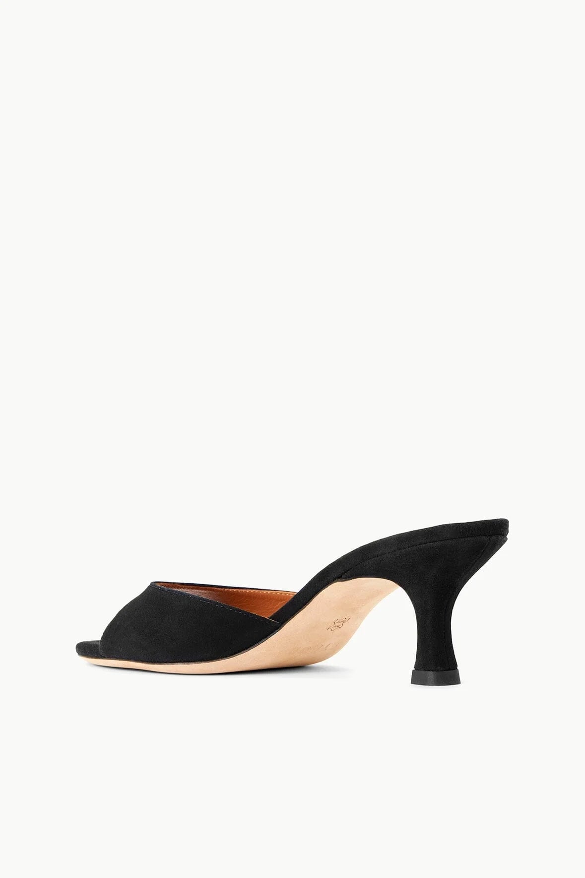 Brigitte Mule Black Suede Women's Comfortable Slip-On Shoes for Work, Office & Casual Wear
