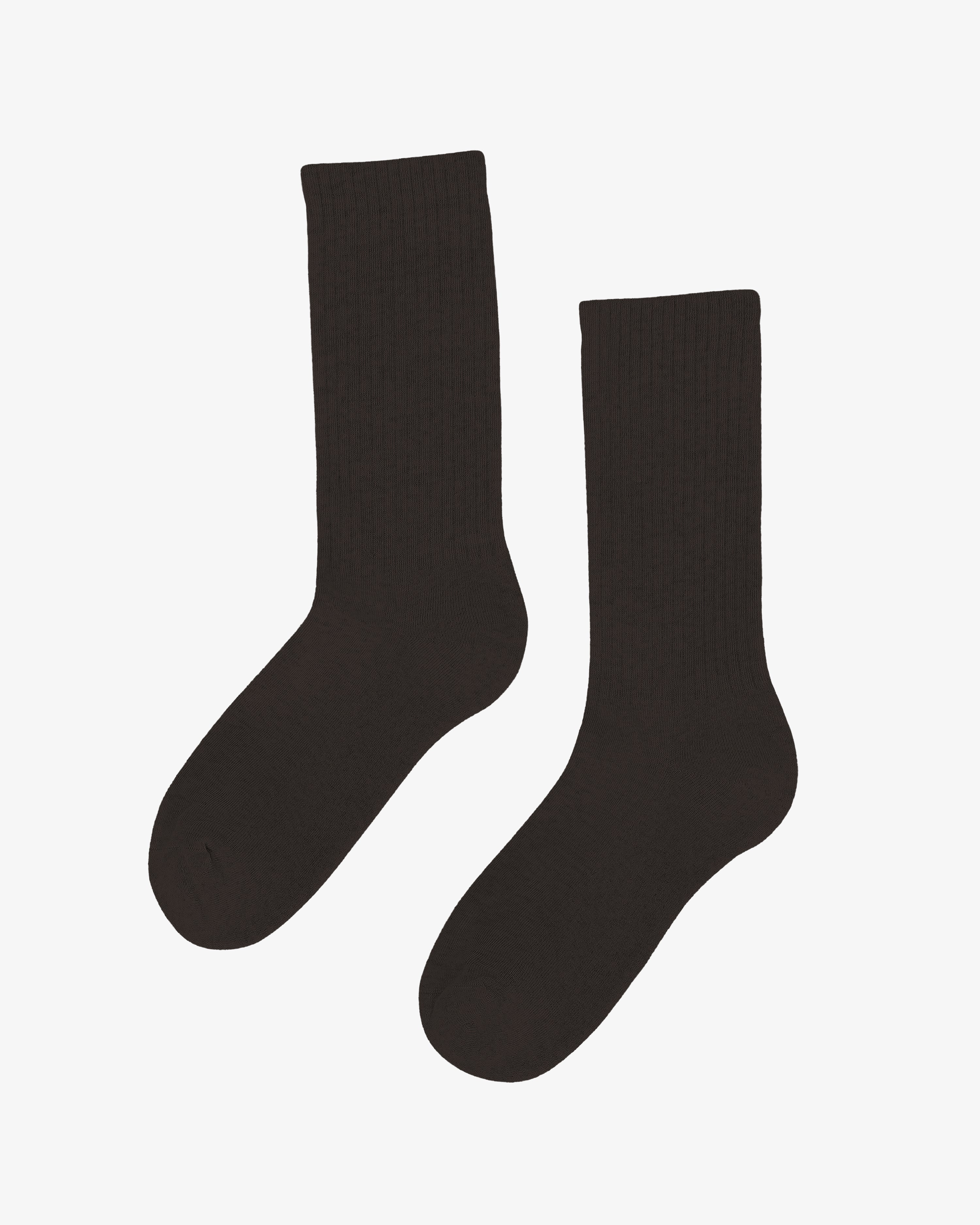 Organic Active Socks for Men & Women - Breathable Comfort Running Socks - Coffee Brown Color - Perfect for Workouts, Hiking & Daily Wear