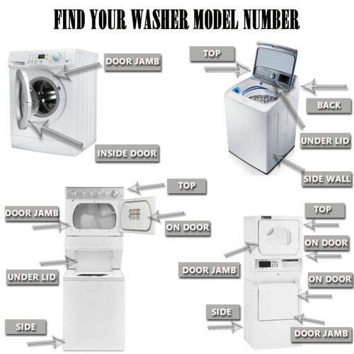 GLOB PRO SOLUTIONS WPW10237493 Replacement Washer Door Boot Seal - Compatible with Top Load Washing Machines - Durable & Waterproof for Home Laundry Use