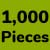 1,000 Pieces