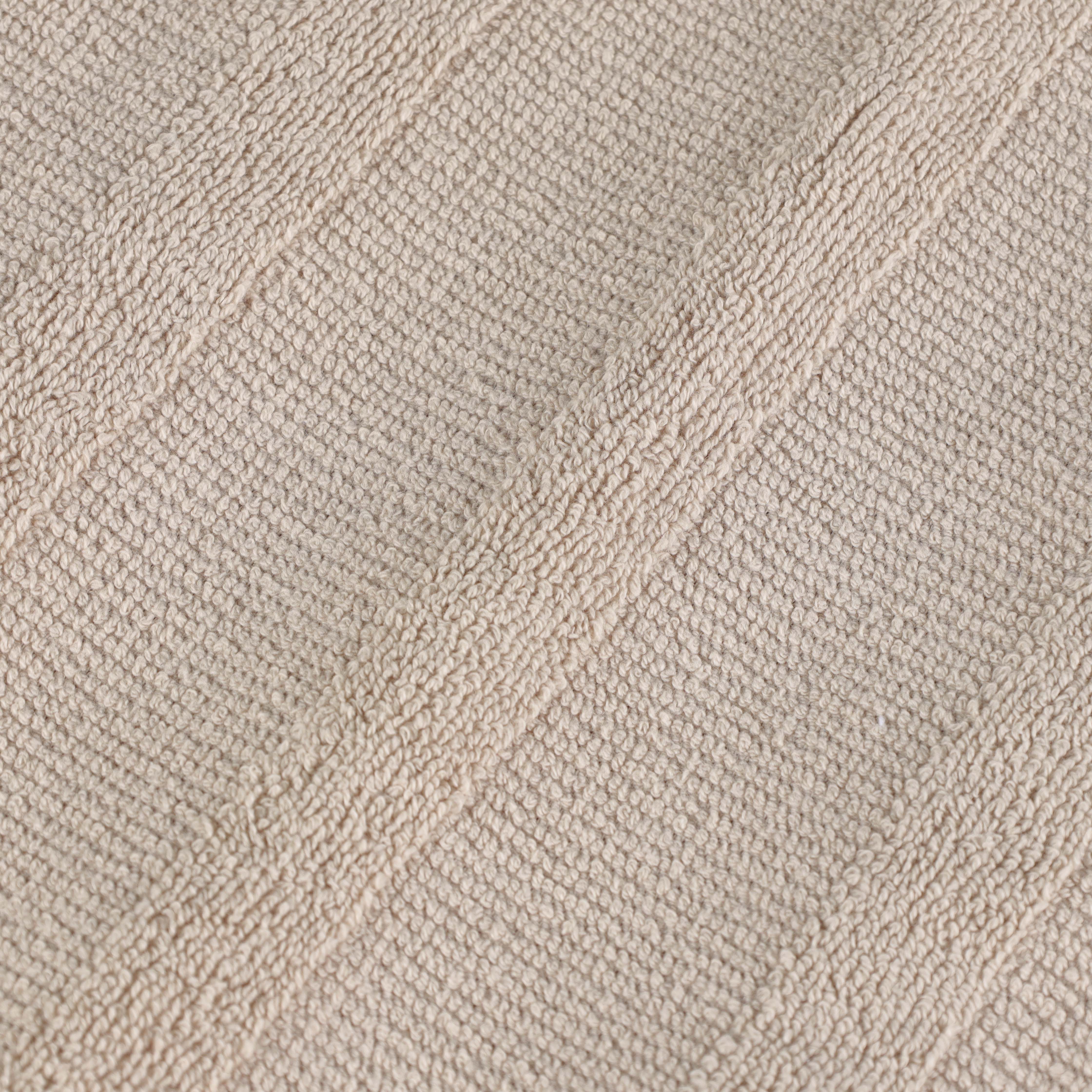 Premium 12-Piece Roma Cotton Ribbed Towel Set - Ultra Soft, Absorbent & Textured for Bath, Spa & Luxury Home Use