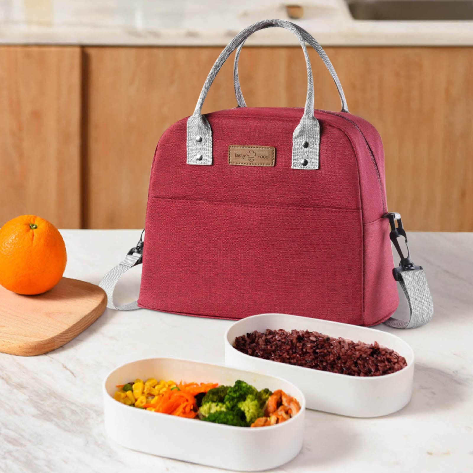 Premium Insulated Lunch Bag - Reusable Oxford Cloth Tote with Adjustable Shoulder Strap, Large Thermal Cooler for Work, School & Travel | Perfect for Office Meals, Picnics & Outdoor Adventures