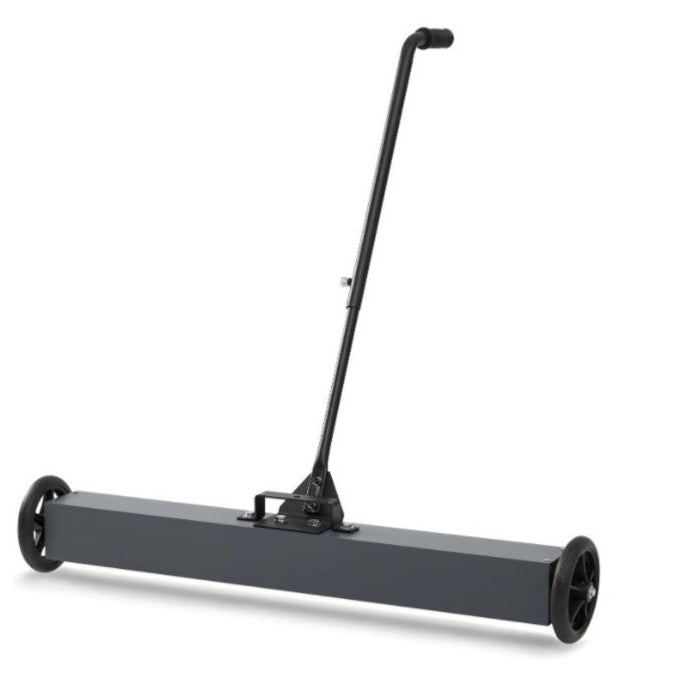GARVEE 36-Inch Heavy Duty Floor Sweeper with 50 Lbs Rolling Magnet - Industrial & Warehouse Floor Cleaning for Debris, Nails, and Metal Scraps