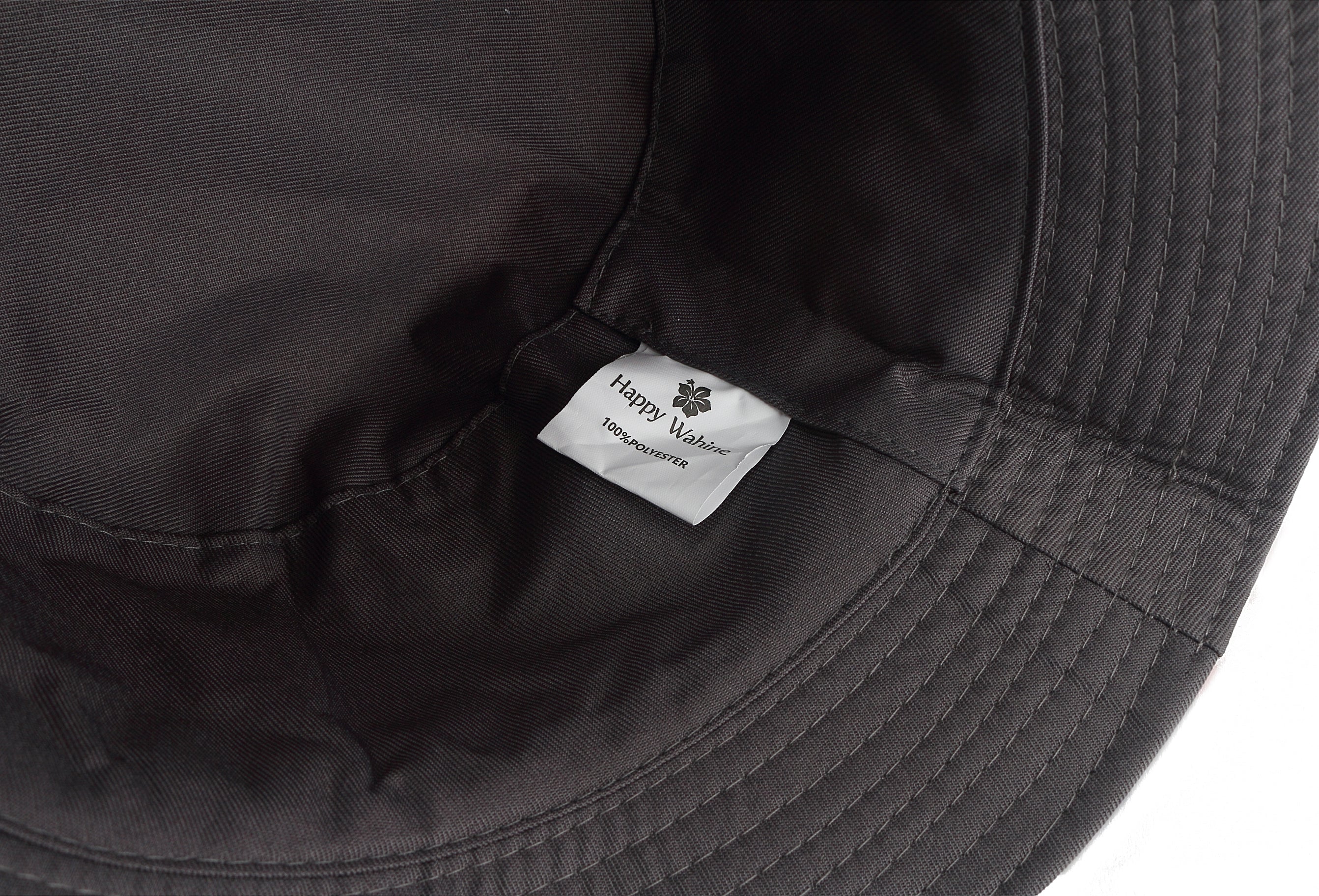 Stylish Grey Bucket Hat for Men & Women - Hawaiian-Inspired Sun Protection - Perfect for Beach, Travel, and Outdoor Adventures