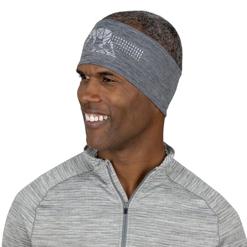 Heather Grey With Reflective Polar Bear
