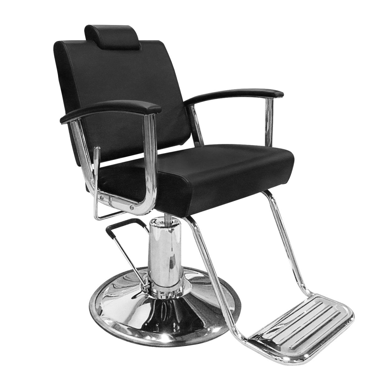 Premium Heavy Duty Barber Chair - Greenlife Trendy Big Pump Reclining Salon Styling Chair BC 251 for Professional Haircuts & Shaves