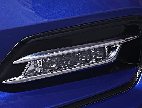 2018-2019 Honda Accord ABS Chrome Front Fog Light Cover Trim - 2PCS Exterior Car Styling Accessories for Enhanced Style & Protection (Perfect for Night Driving & Custom Car Mods)